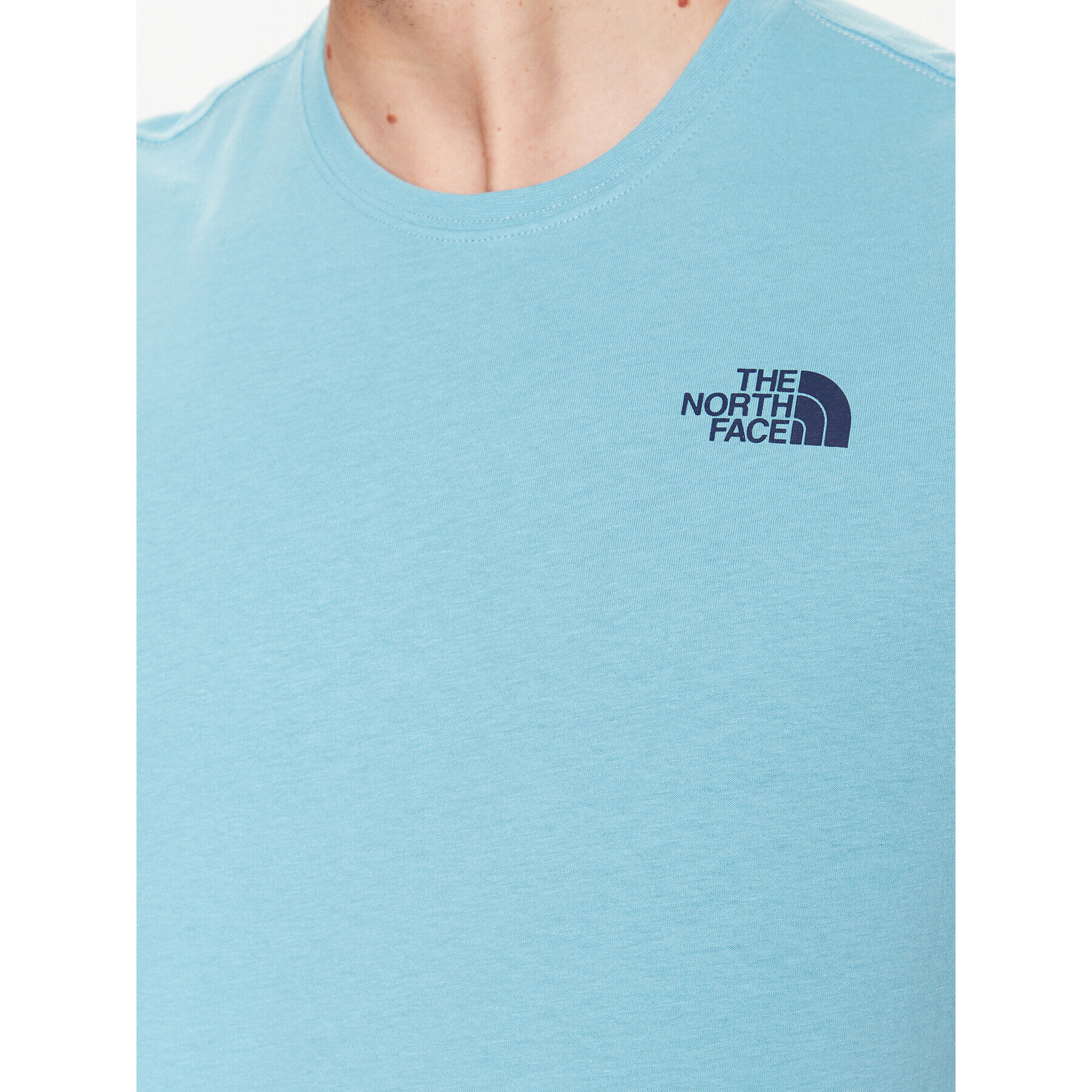 The North Face Тишърт Red Box Cel NF0A7X1K Син Regular Fit - Pepit.bg