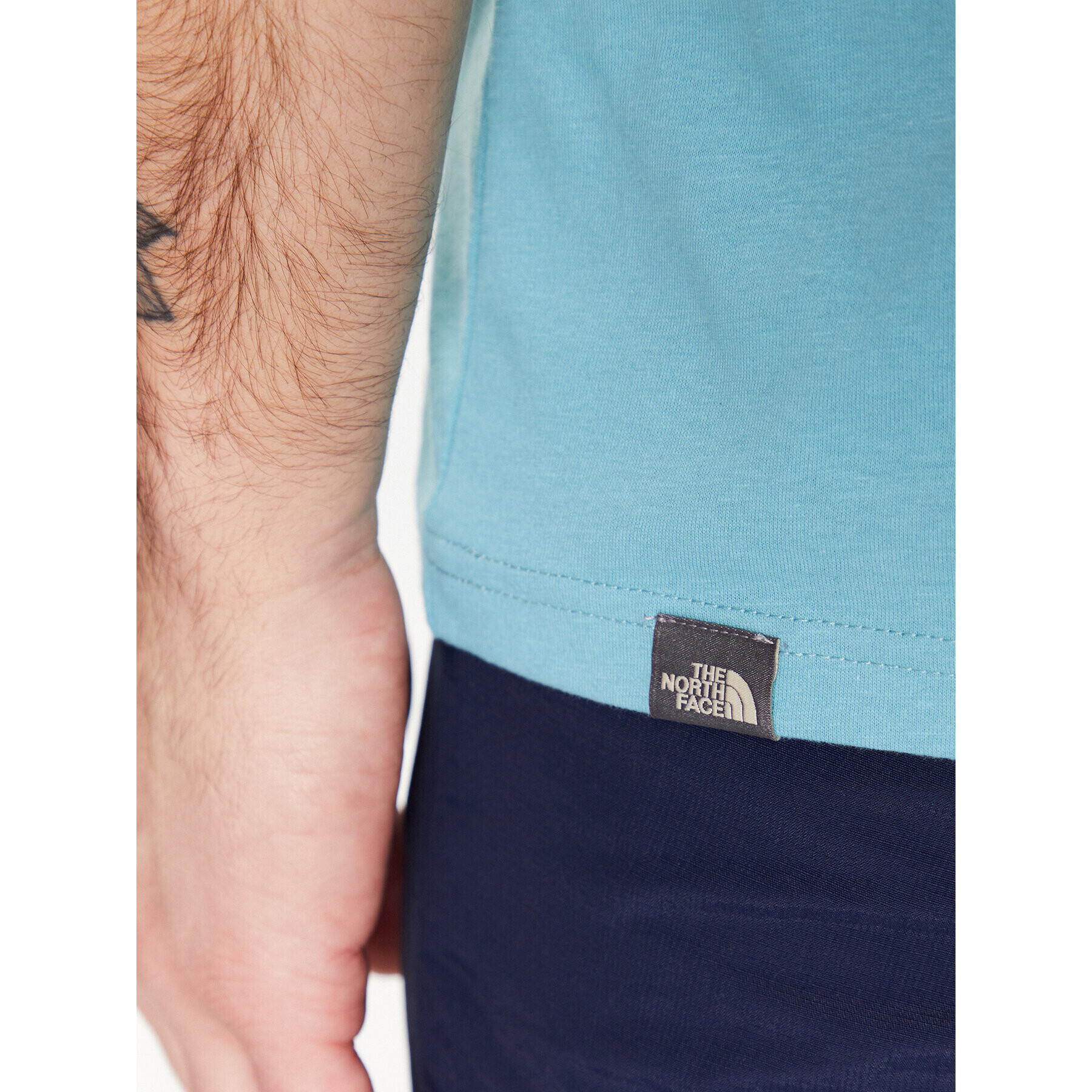 The North Face Тишърт Red Box Cel NF0A7X1K Син Regular Fit - Pepit.bg