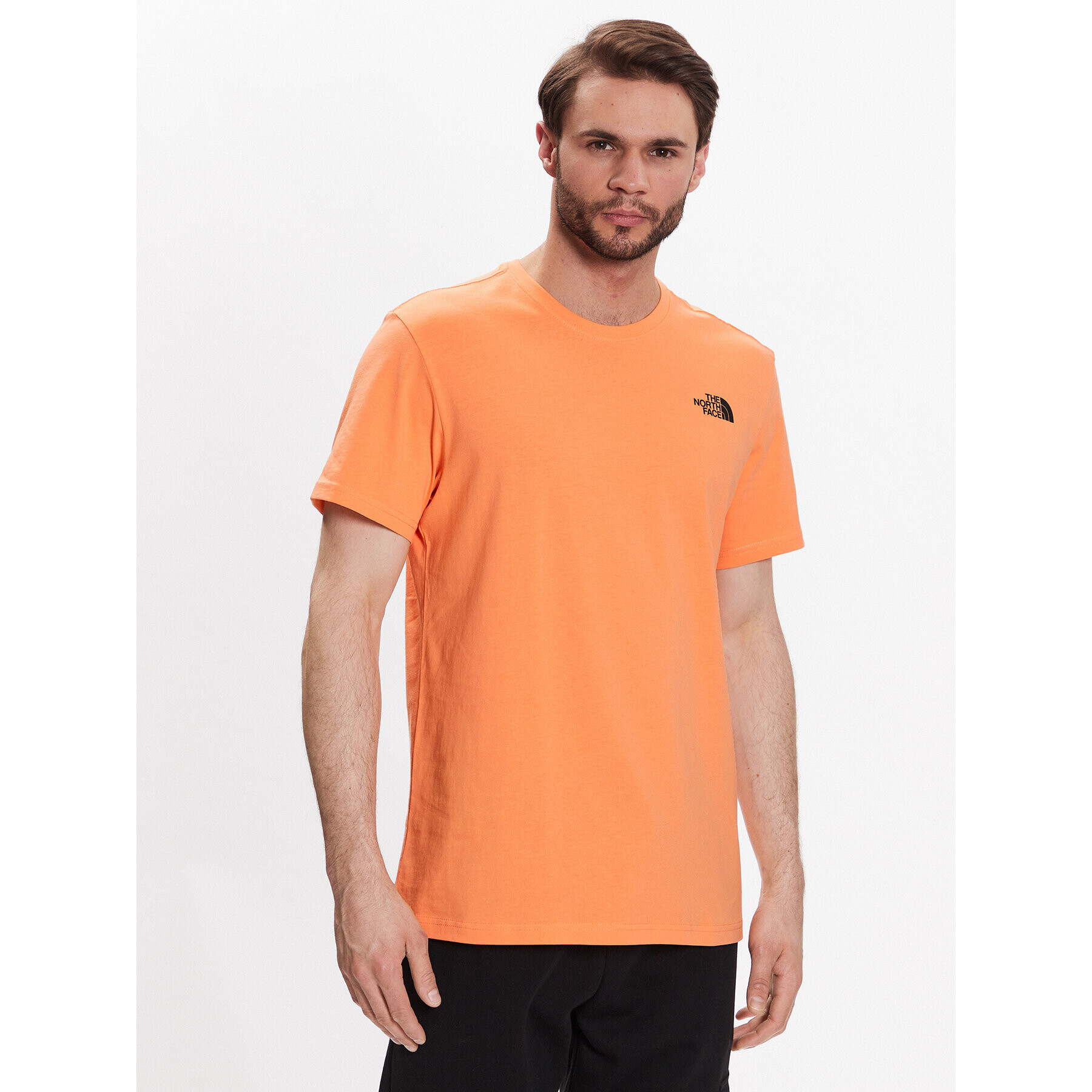 The North Face Тишърт Red Box NF0A2TX2 Оранжев Regular Fit - Pepit.bg