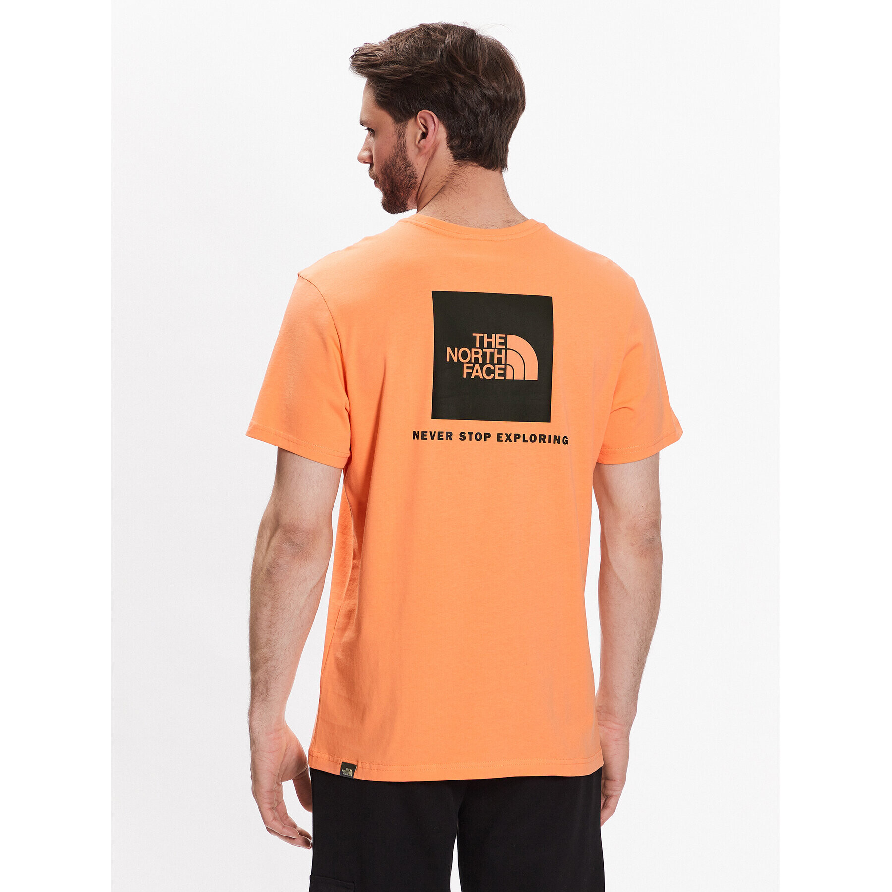 The North Face Тишърт Red Box NF0A2TX2 Оранжев Regular Fit - Pepit.bg