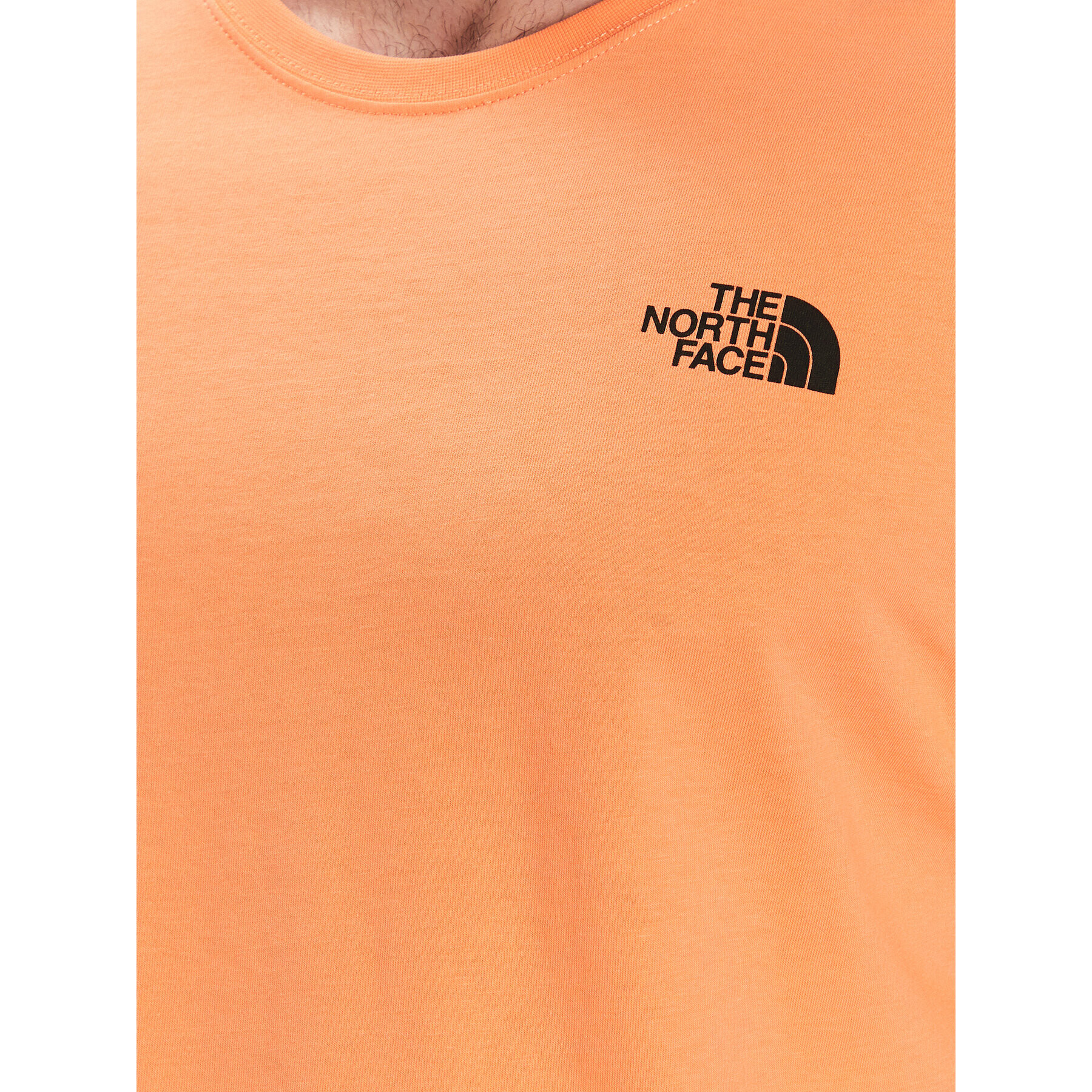 The North Face Тишърт Red Box NF0A2TX2 Оранжев Regular Fit - Pepit.bg