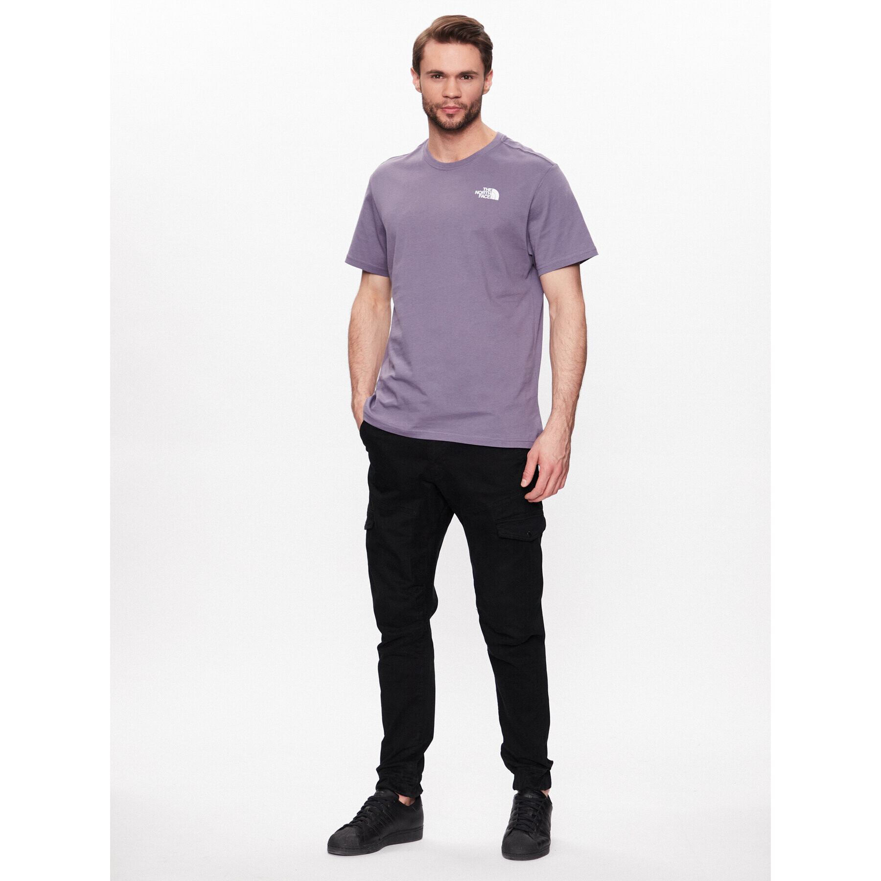 The North Face Тишърт Red Box NF0A2TX2 Виолетов Regular Fit - Pepit.bg