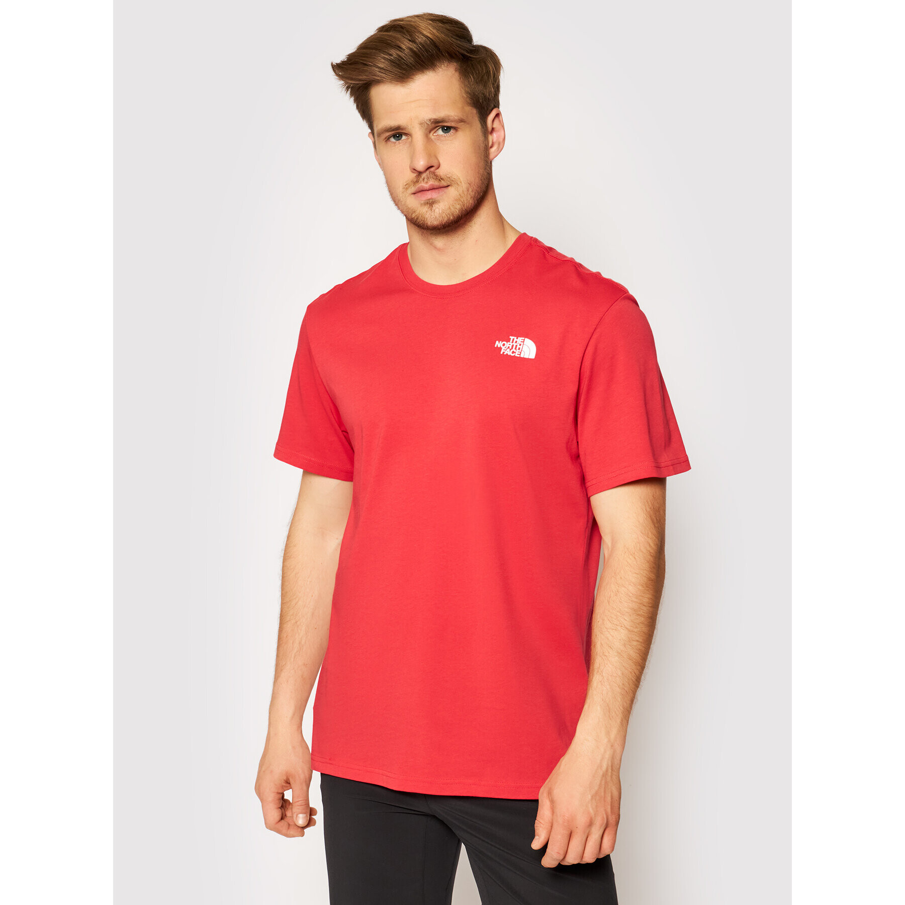 The North Face Тишърт Red Box NF0A2TX2 Червен Regular Fit - Pepit.bg