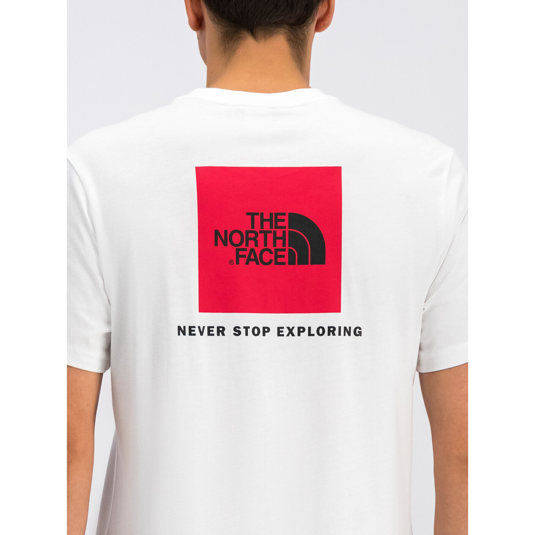 The North Face Тишърт Redbox NF0A2TX2 Бял Regular Fit - Pepit.bg