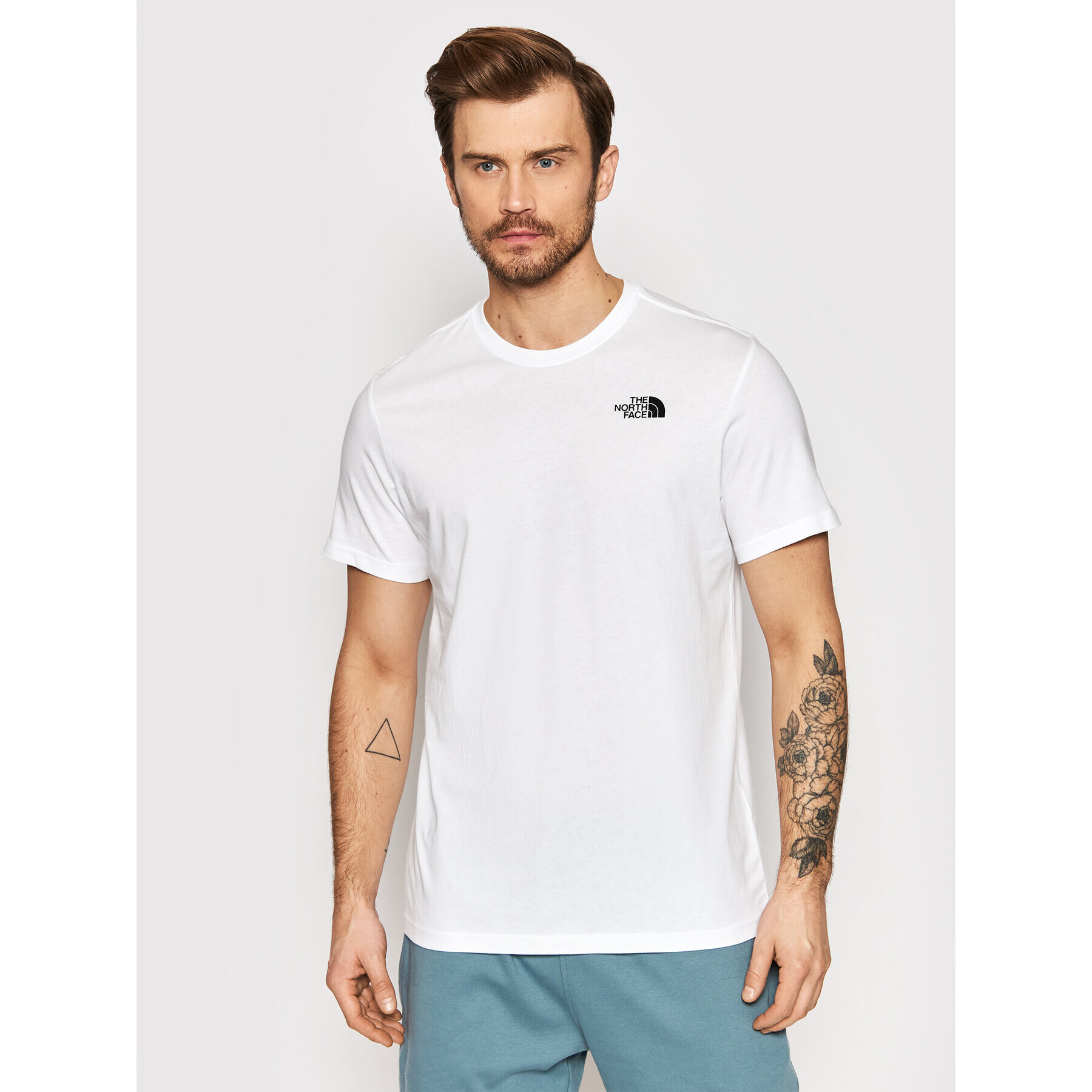 The North Face Тишърт Redbox NF0A2ZXE Бял Regular Fit - Pepit.bg