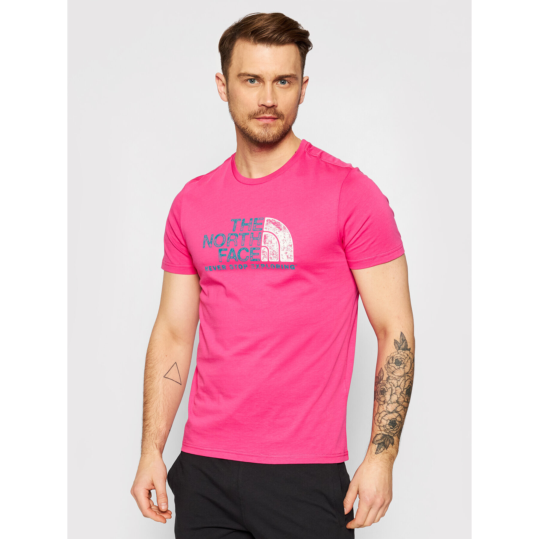 The North Face Тишърт Rust 2 NF0A4M68WUG1 Розов Regular Fit - Pepit.bg