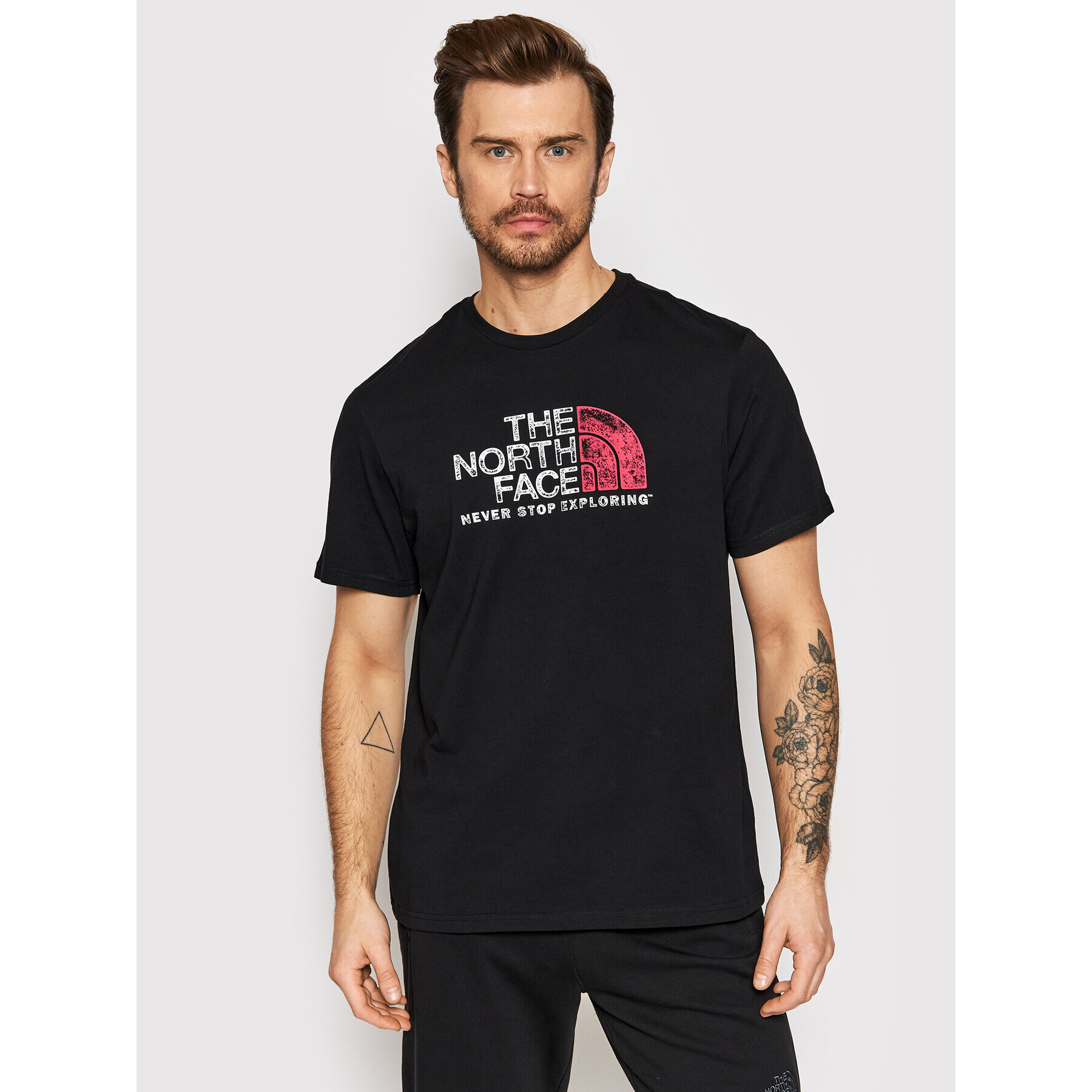 The North Face Тишърт Rust NF0A4M68 Черен Regular Fit - Pepit.bg