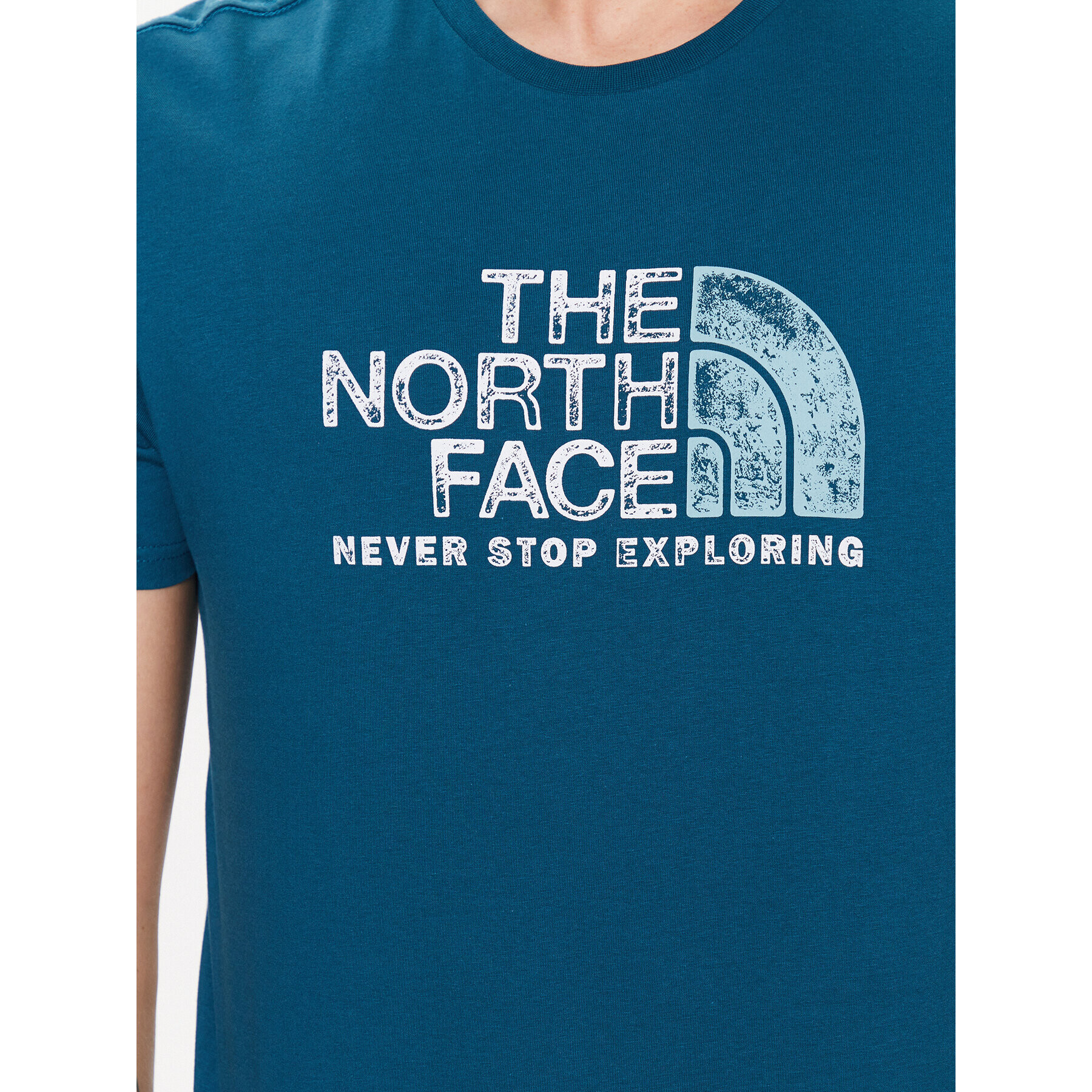 The North Face Тишърт Rust NF0A4M68 Тъмносин Regular Fit - Pepit.bg
