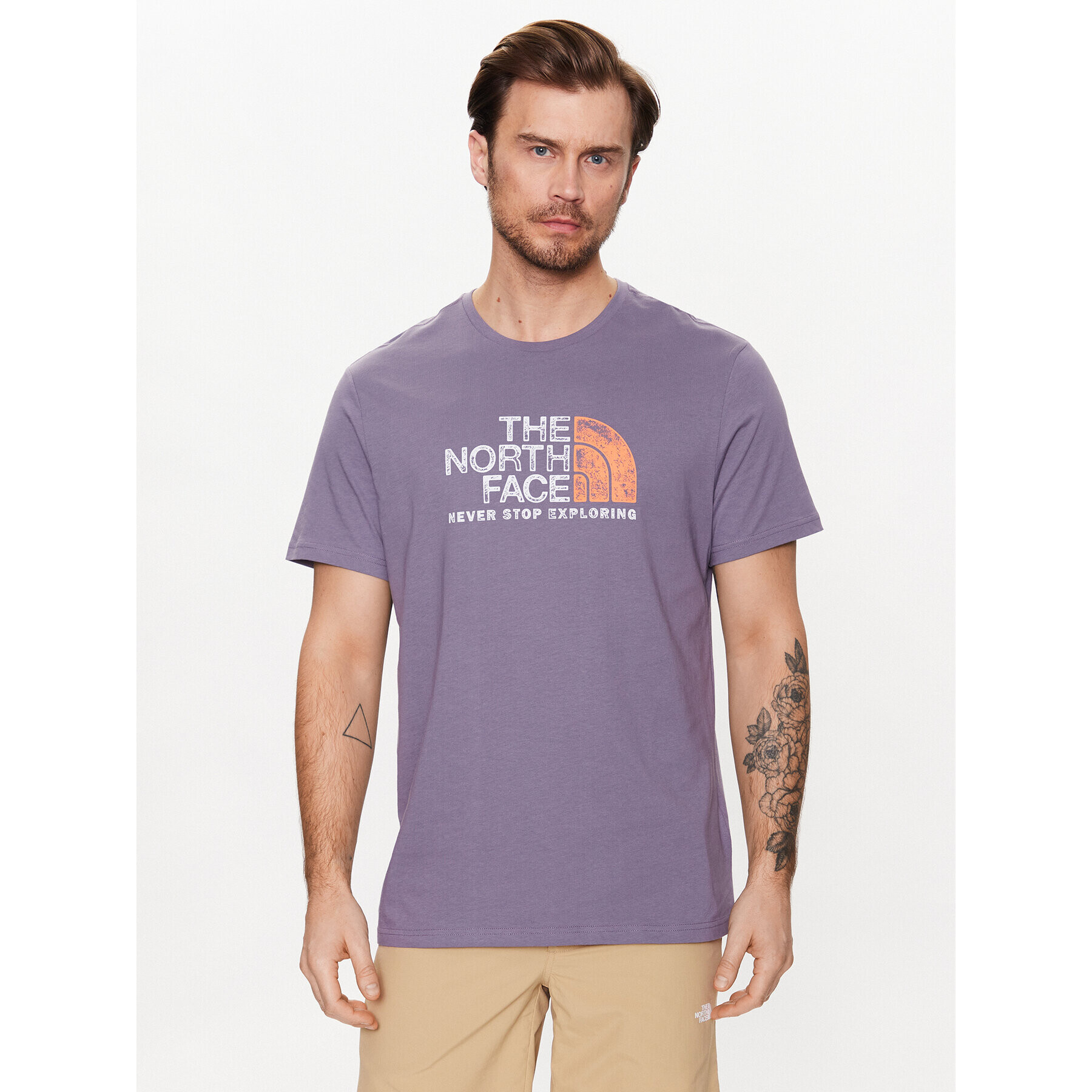 The North Face Тишърт Rust NF0A4M68 Виолетов Regular Fit - Pepit.bg