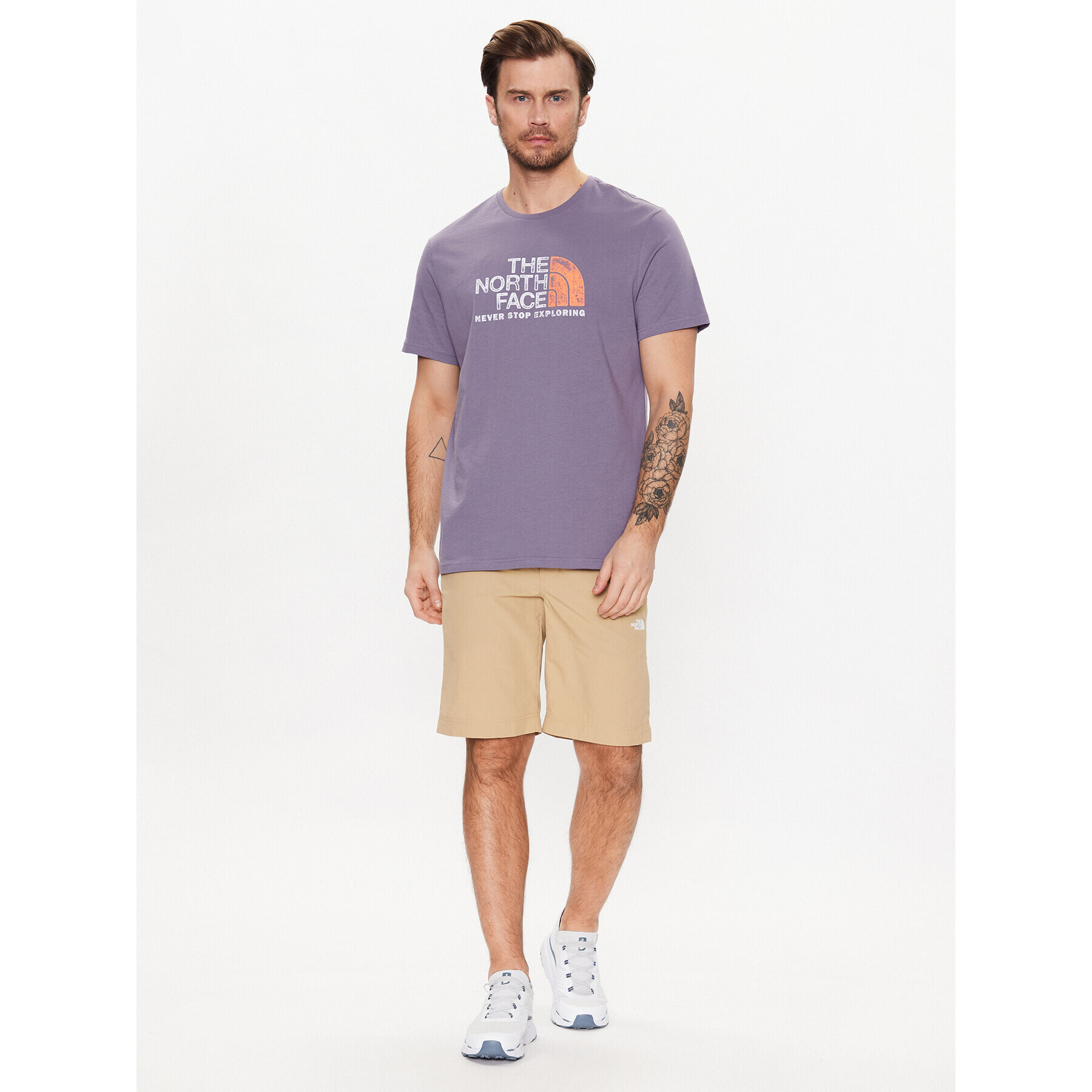 The North Face Тишърт Rust NF0A4M68 Виолетов Regular Fit - Pepit.bg