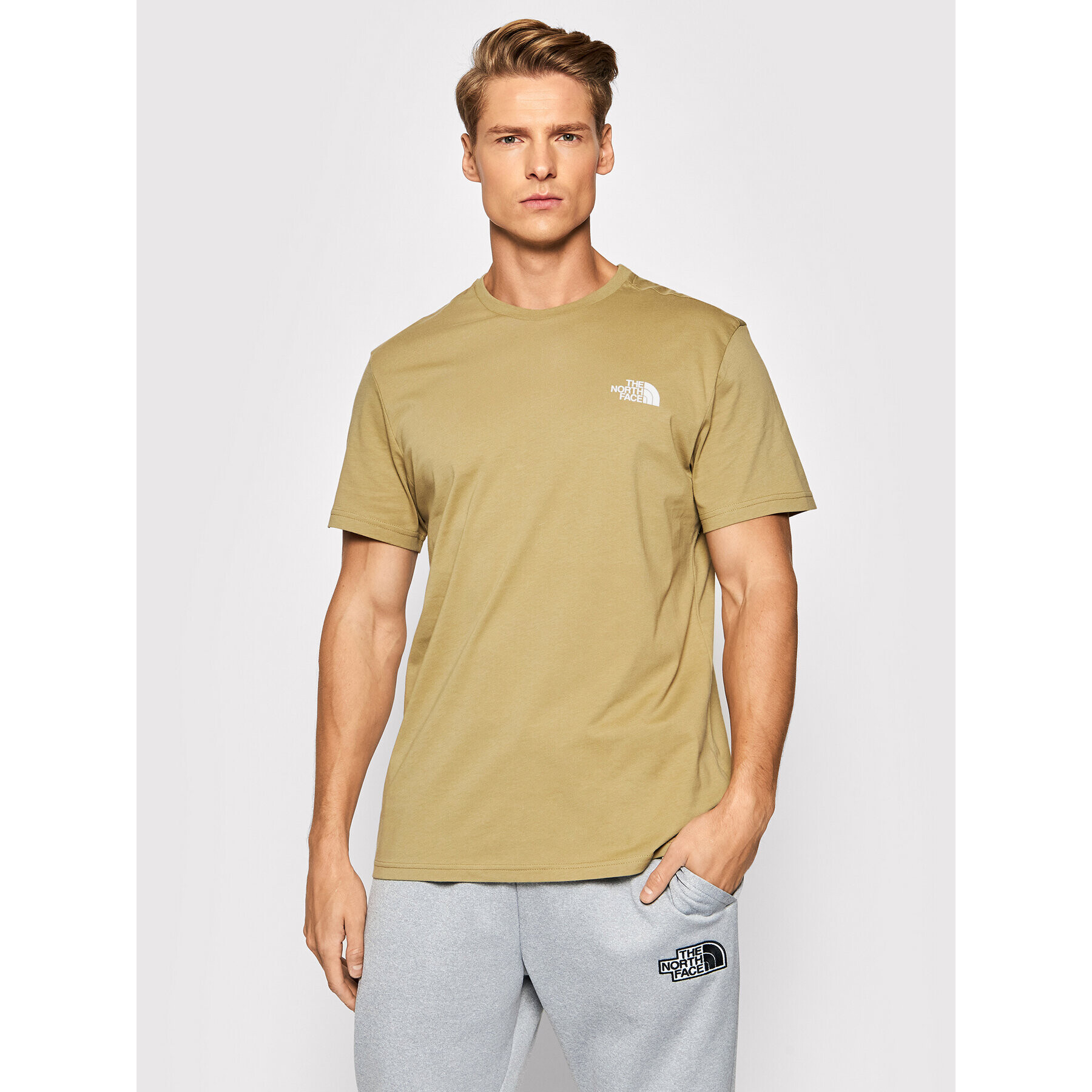 The North Face Тишърт Simple Deme Tee NF0A2TX5 Бежов Regular Fit - Pepit.bg