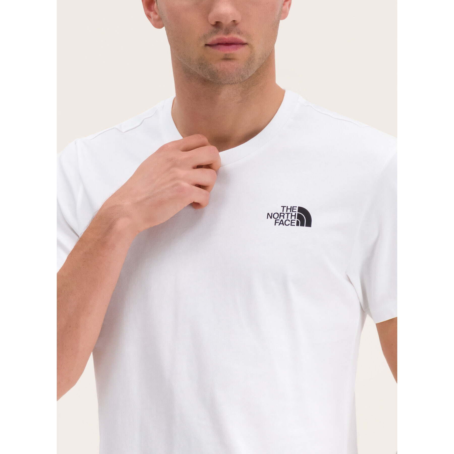 The North Face Тишърт Simple Dome NF0A2TX5 Бял Regular Fit - Pepit.bg