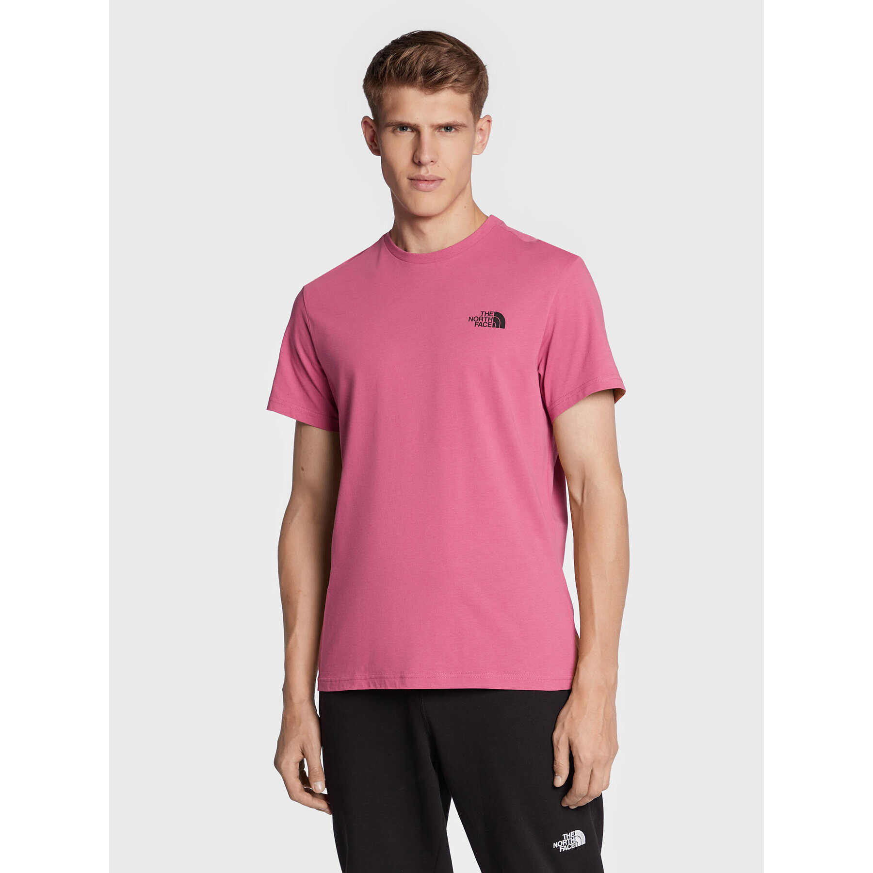 The North Face Тишърт Simple Dome NF0A2TX5 Розов Regular Fit - Pepit.bg