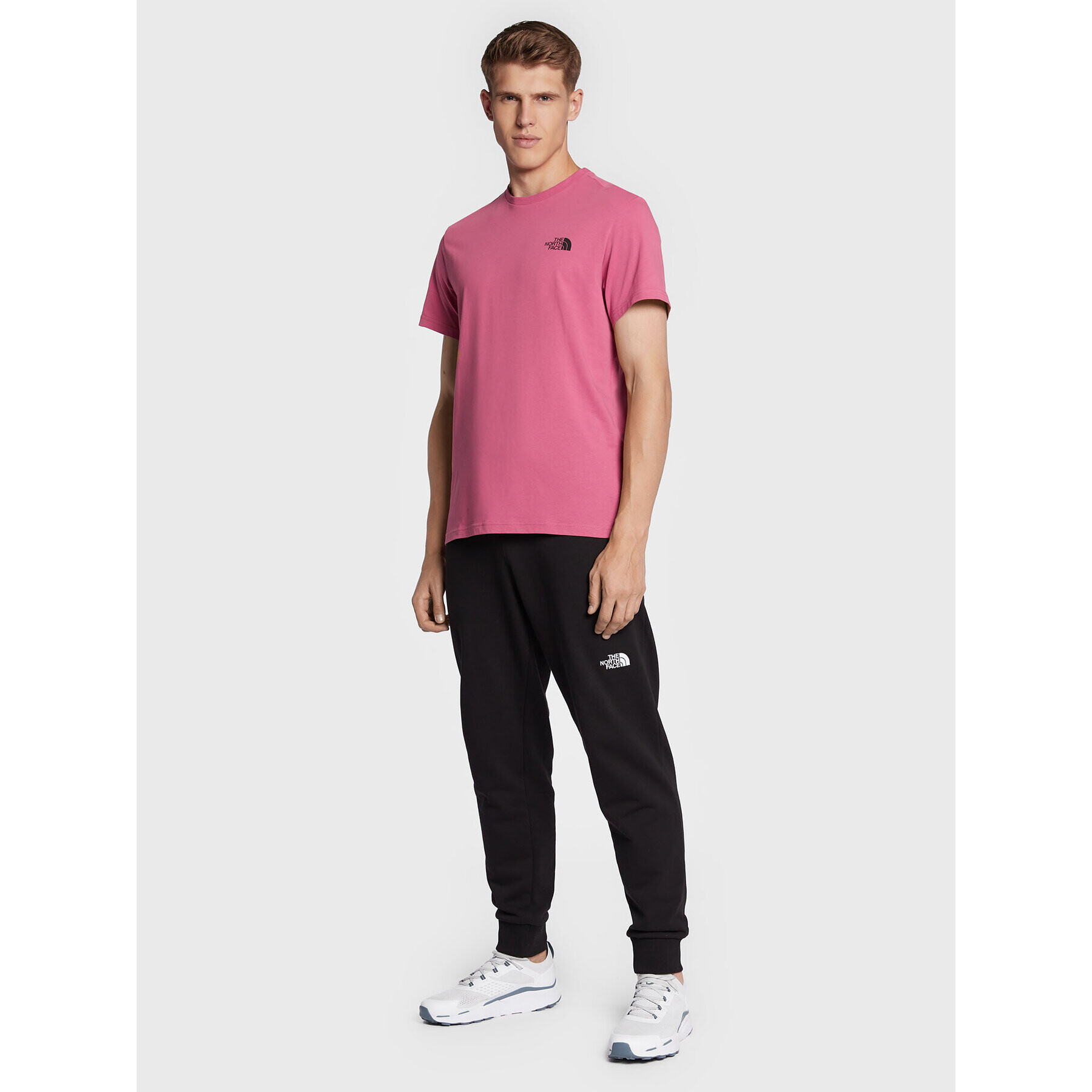 The North Face Тишърт Simple Dome NF0A2TX5 Розов Regular Fit - Pepit.bg