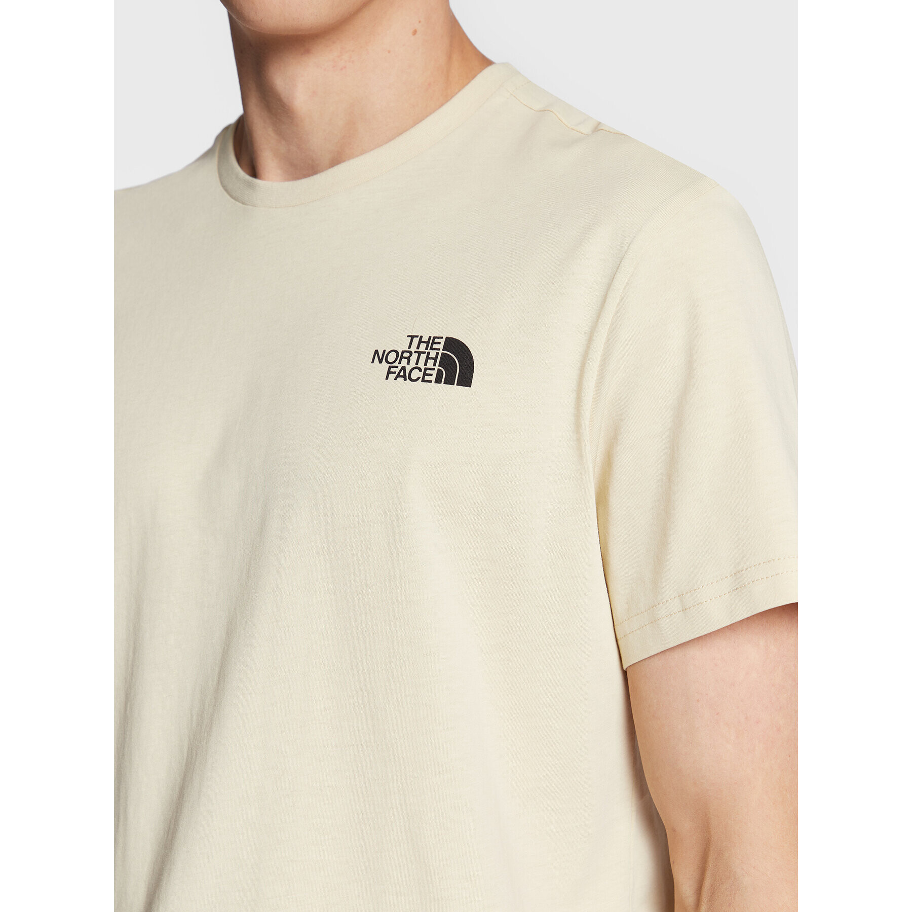 The North Face Тишърт Simple Dome NF0A2TX5 Жълт Regular Fit - Pepit.bg