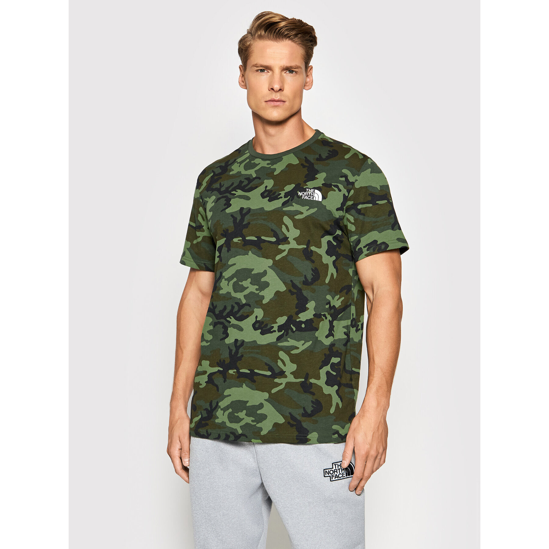 The North Face Тишърт Simple Dome NF0A2TX5 Зелен Regular Fit - Pepit.bg