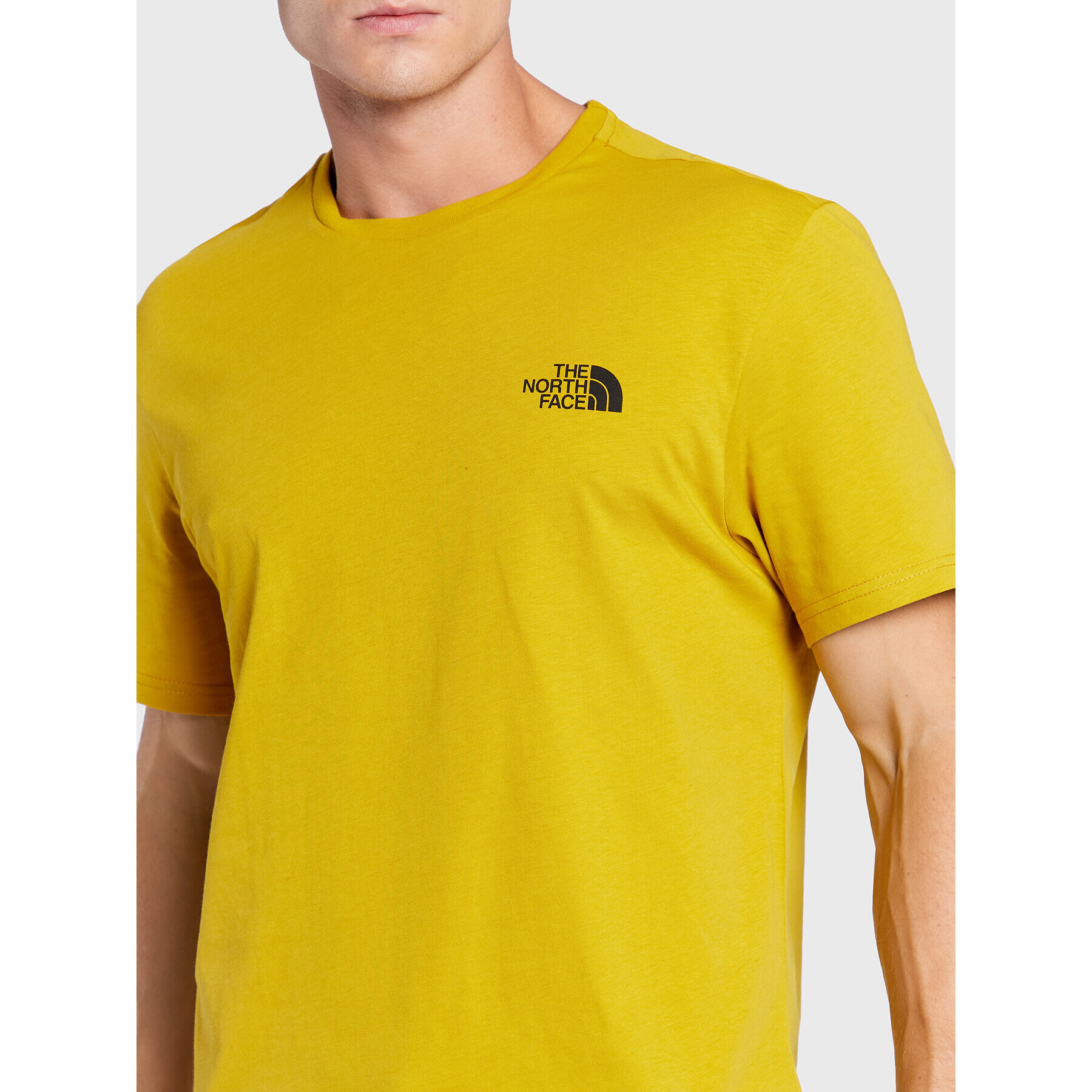 The North Face Тишърт Simple Dome NF0A2TX57 Жълт Regular Fit - Pepit.bg