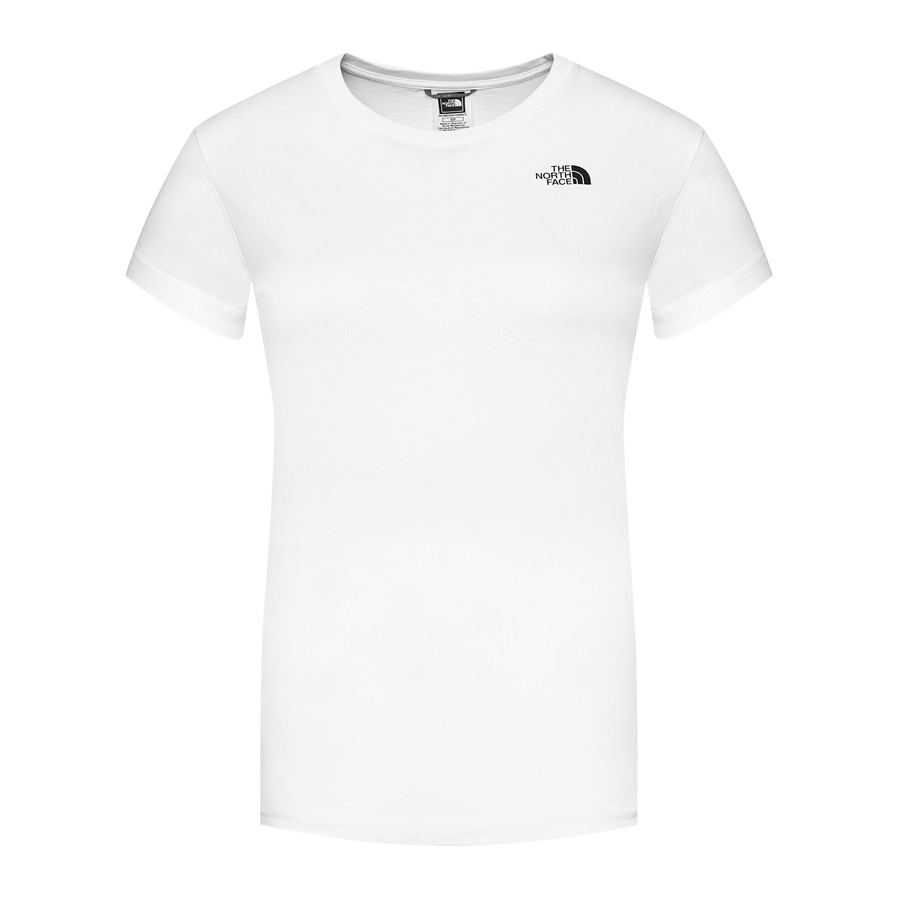 The North Face Тишърт Simple Dome NF0A4T1A Бял Regular Fit - Pepit.bg
