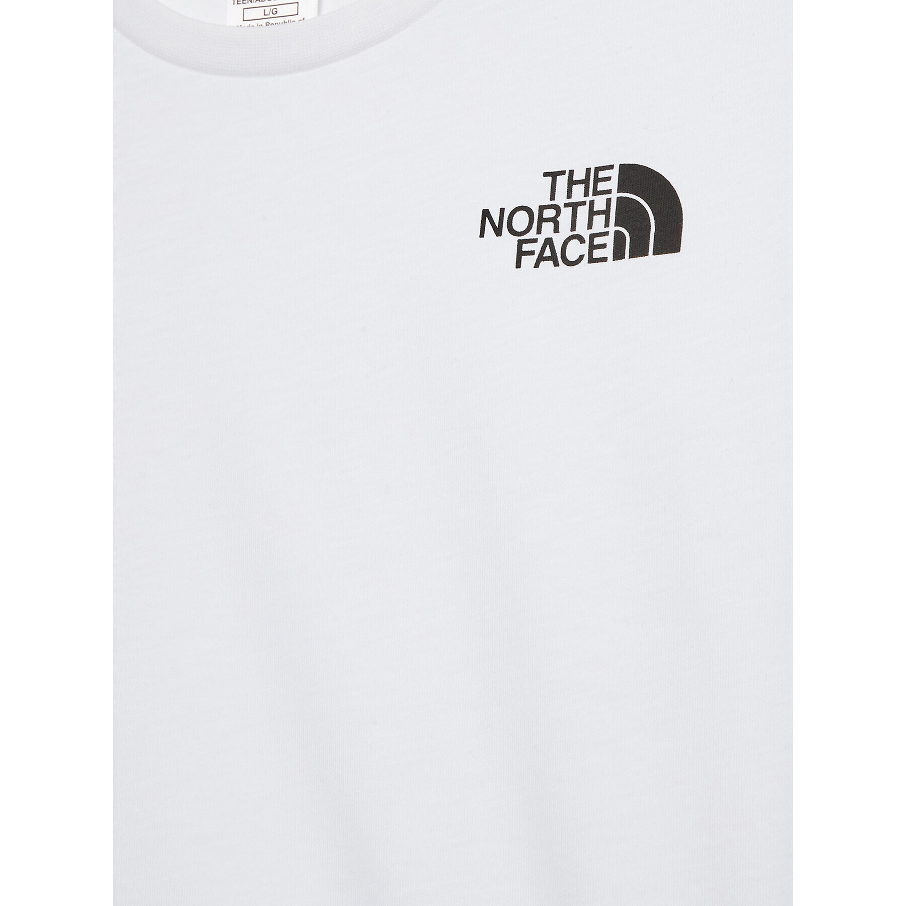 The North Face Тишърт Simple Dome NF0A82EA Бял Regular Fit - Pepit.bg