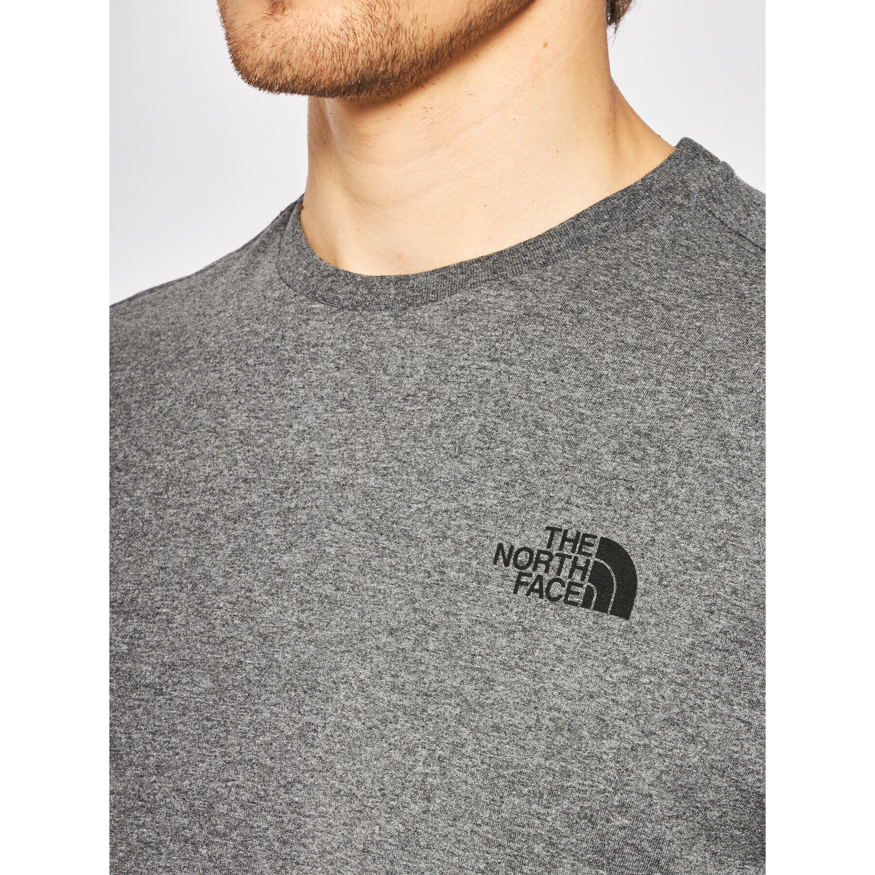 The North Face Тишърт Simple Dome Tee NF0A2TX5 Сив Regular Fit - Pepit.bg