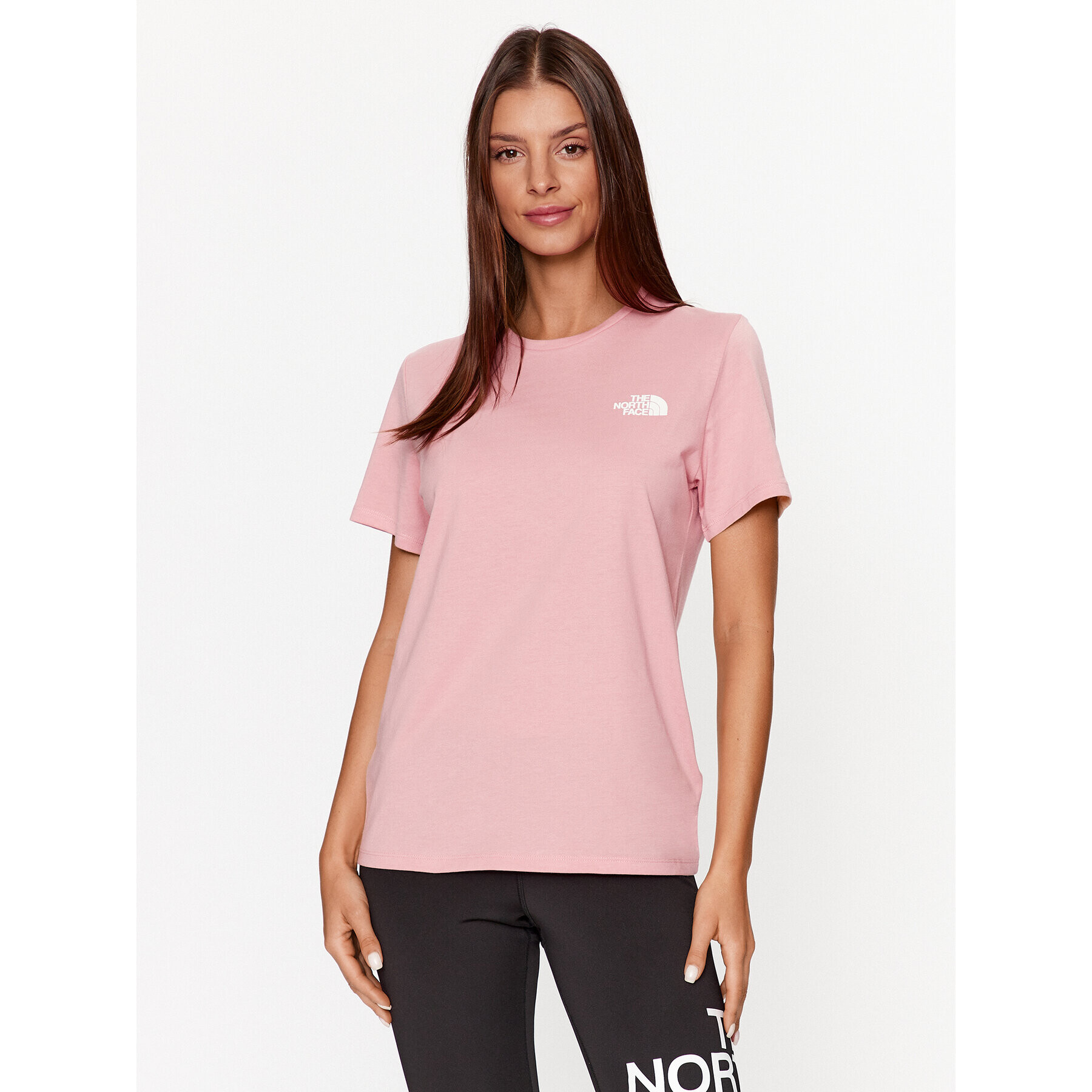 The North Face Тишърт W Foundation Graphic Tee - EuNF0A86XQI0R1 Розов Regular Fit - Pepit.bg