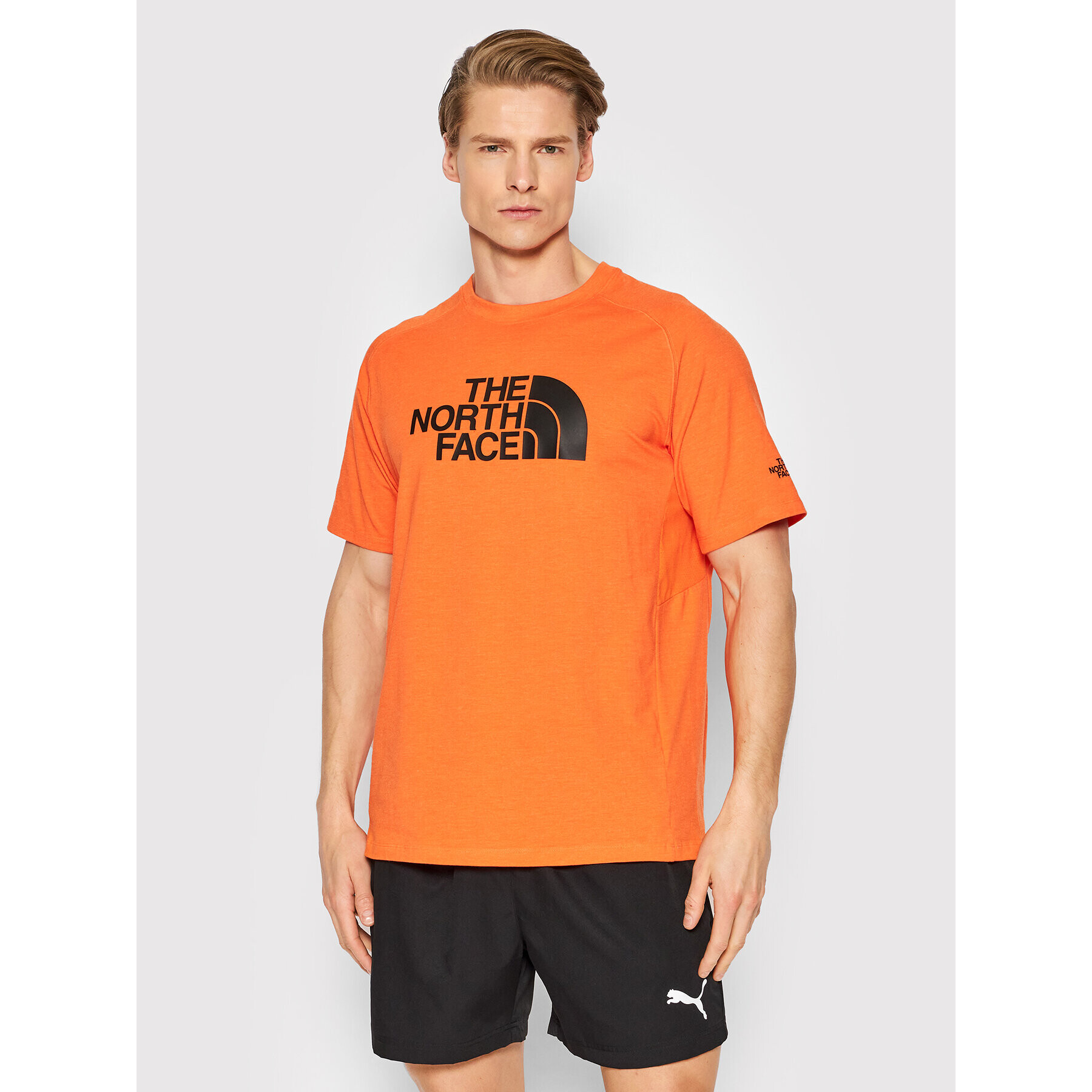 The North Face Тишърт Wicker Graphic NF0A2XL9 Оранжев Regular Fit - Pepit.bg