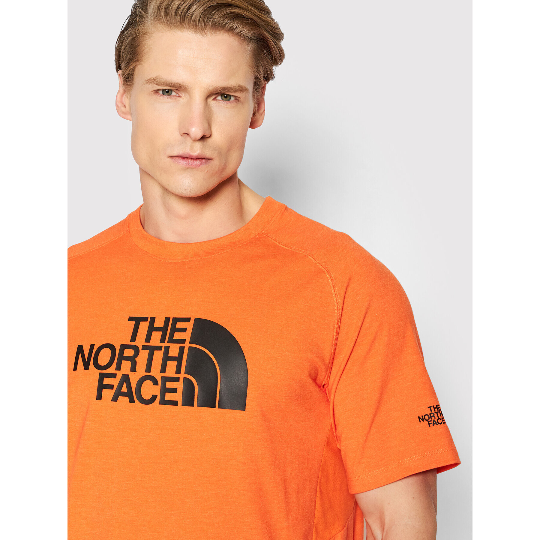 The North Face Тишърт Wicker Graphic NF0A2XL9 Оранжев Regular Fit - Pepit.bg