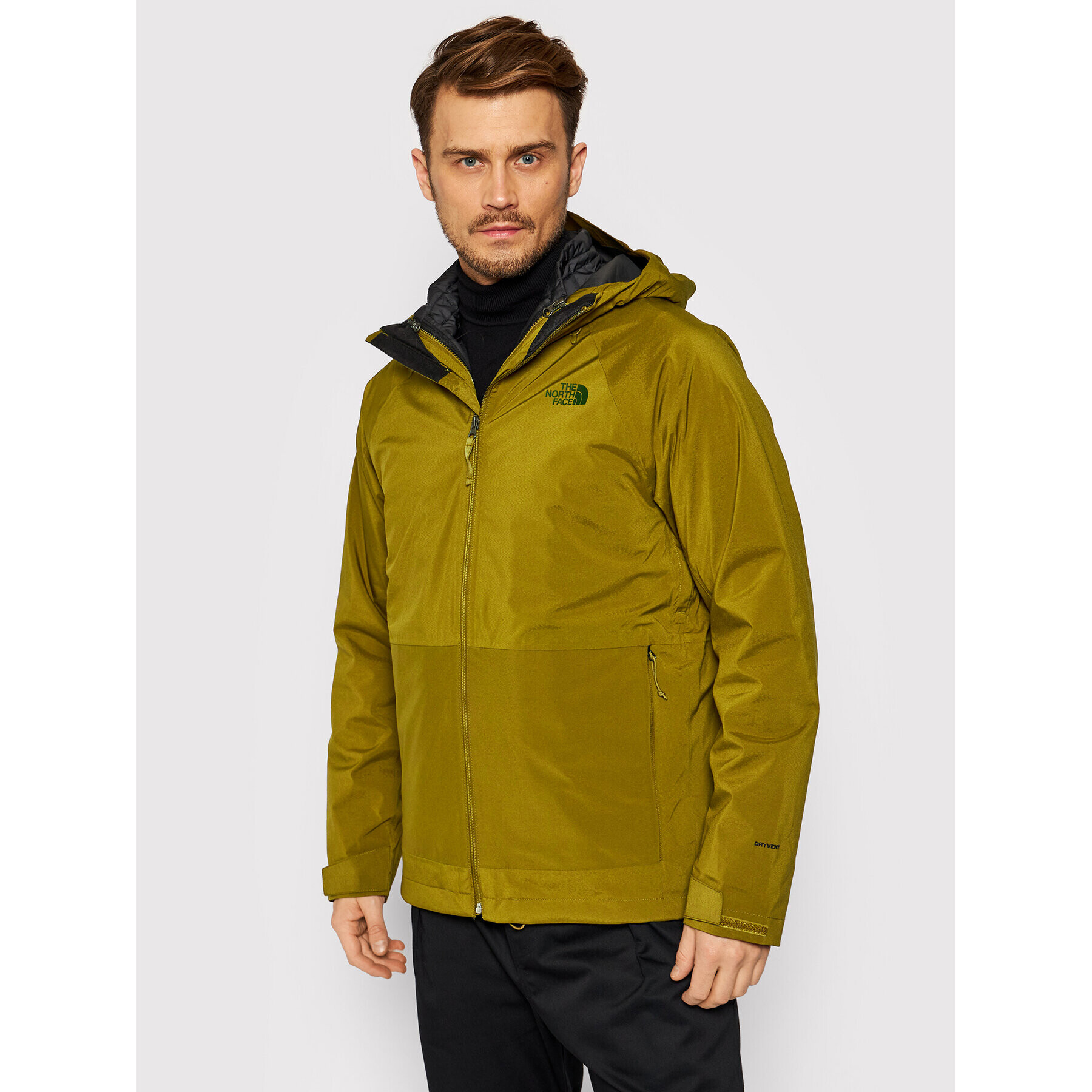 The North Face Яке с няколко функции Thermoball Eco Triclimate NF0A4R2K5TU Зелен Standard Fit - Pepit.bg