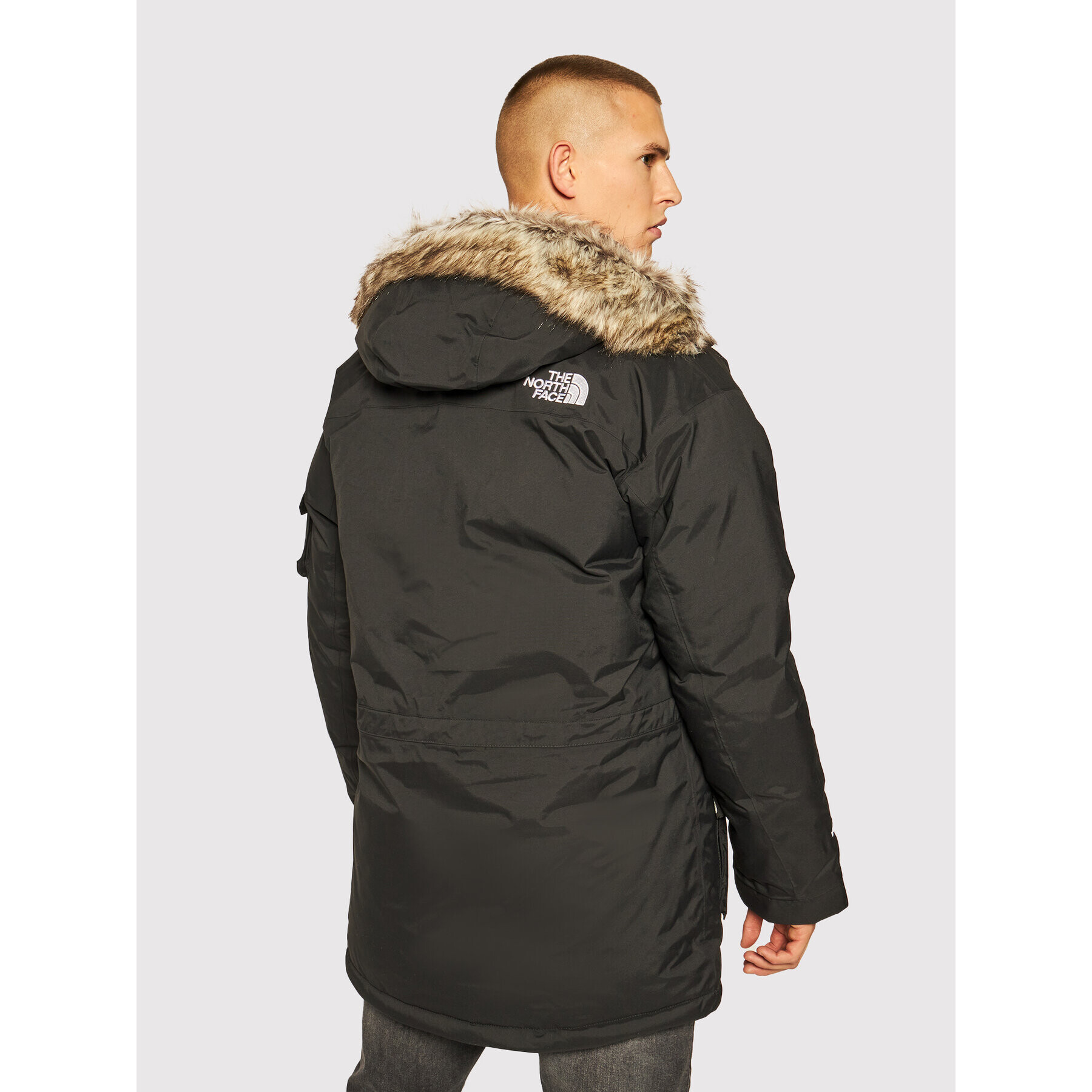 The North Face Зимно яке Recycled Mcmurdo NF0A4M8G Черен Regular Fit - Pepit.bg