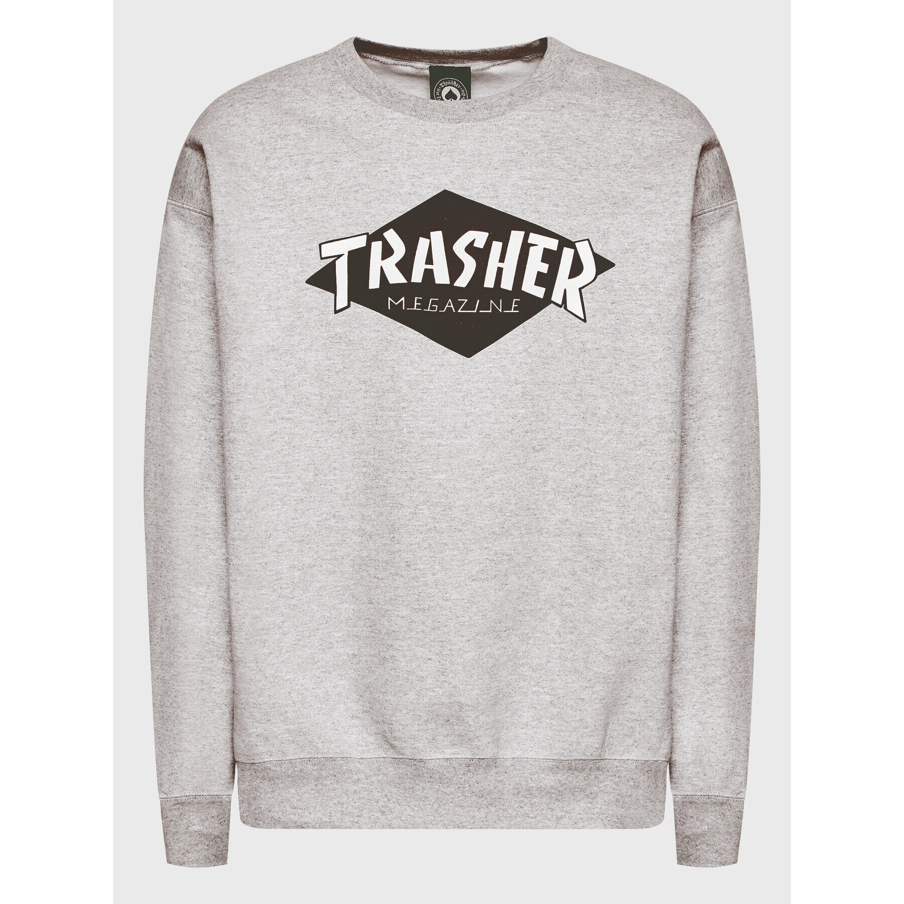 Thrasher Суитшърт Crew Сив Regular Fit - Pepit.bg