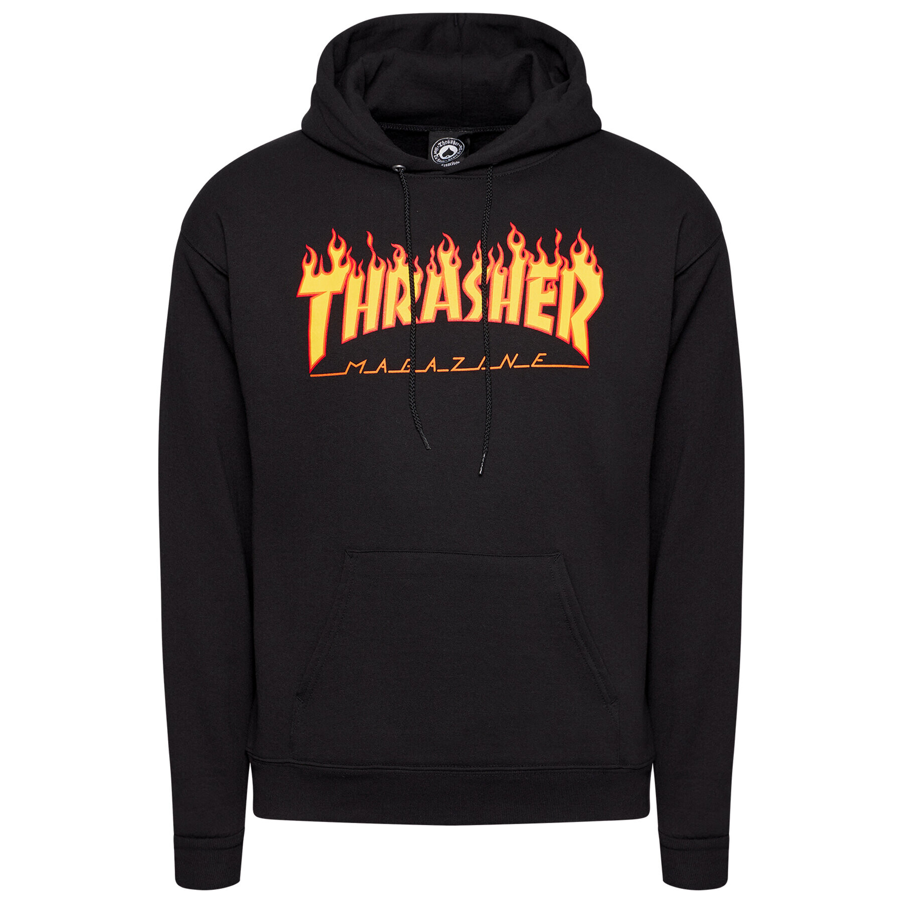 Thrasher Суитшърт Flame Черен Regular Fit - Pepit.bg