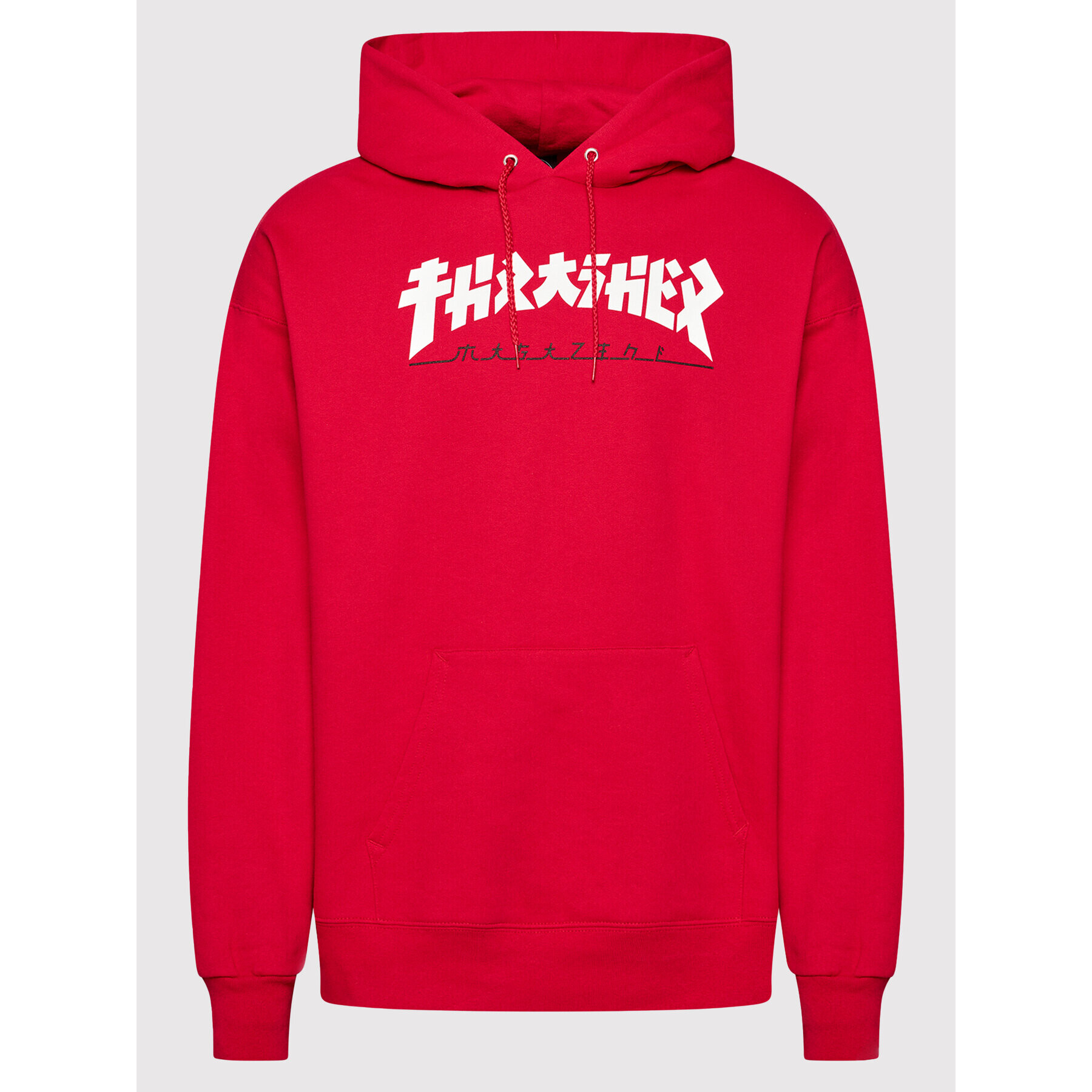 Thrasher Суитшърт Hood Godzilla 102020387 Червен Regular Fit - Pepit.bg