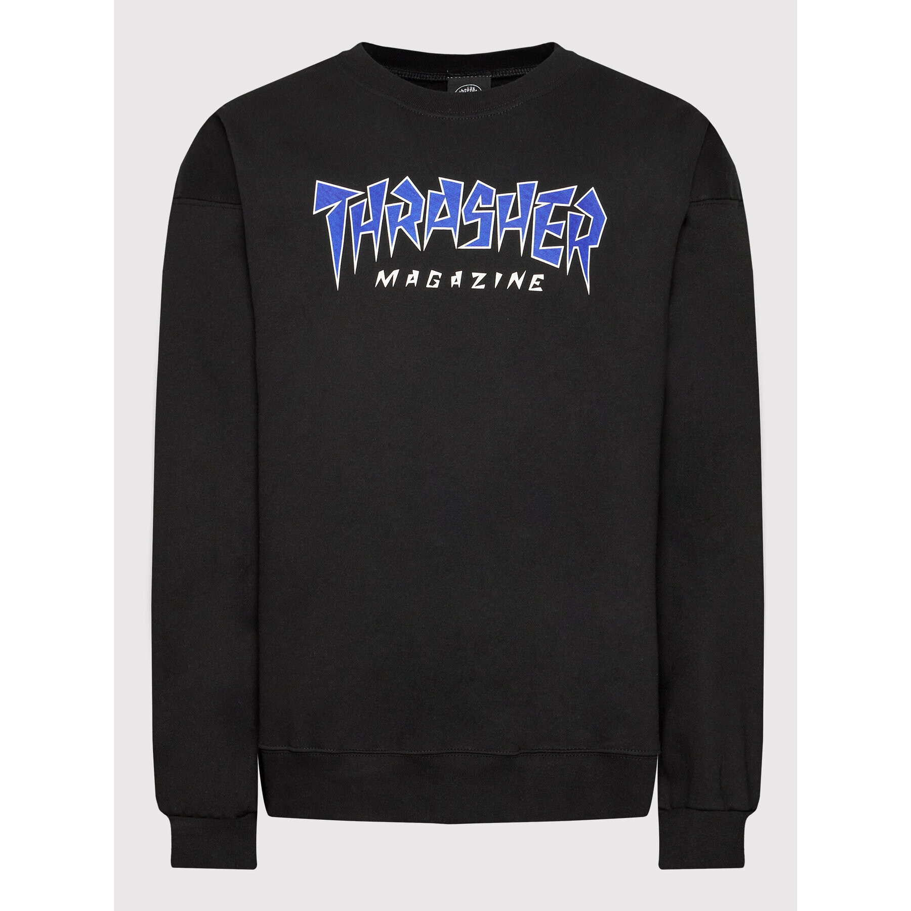 Thrasher Суитшърт Jagged Logo Черен Regular Fit - Pepit.bg