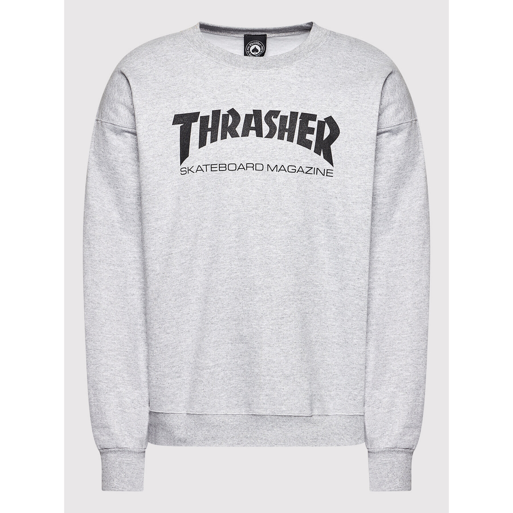 Thrasher Суитшърт Skate Mag Сив Regular Fit - Pepit.bg