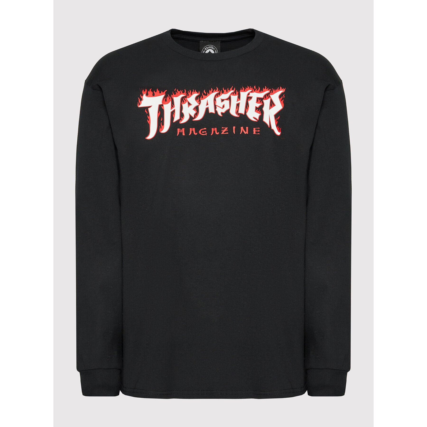 Thrasher Тениска с дълъг ръкав Possessed Logo Черен Regular Fit - Pepit.bg
