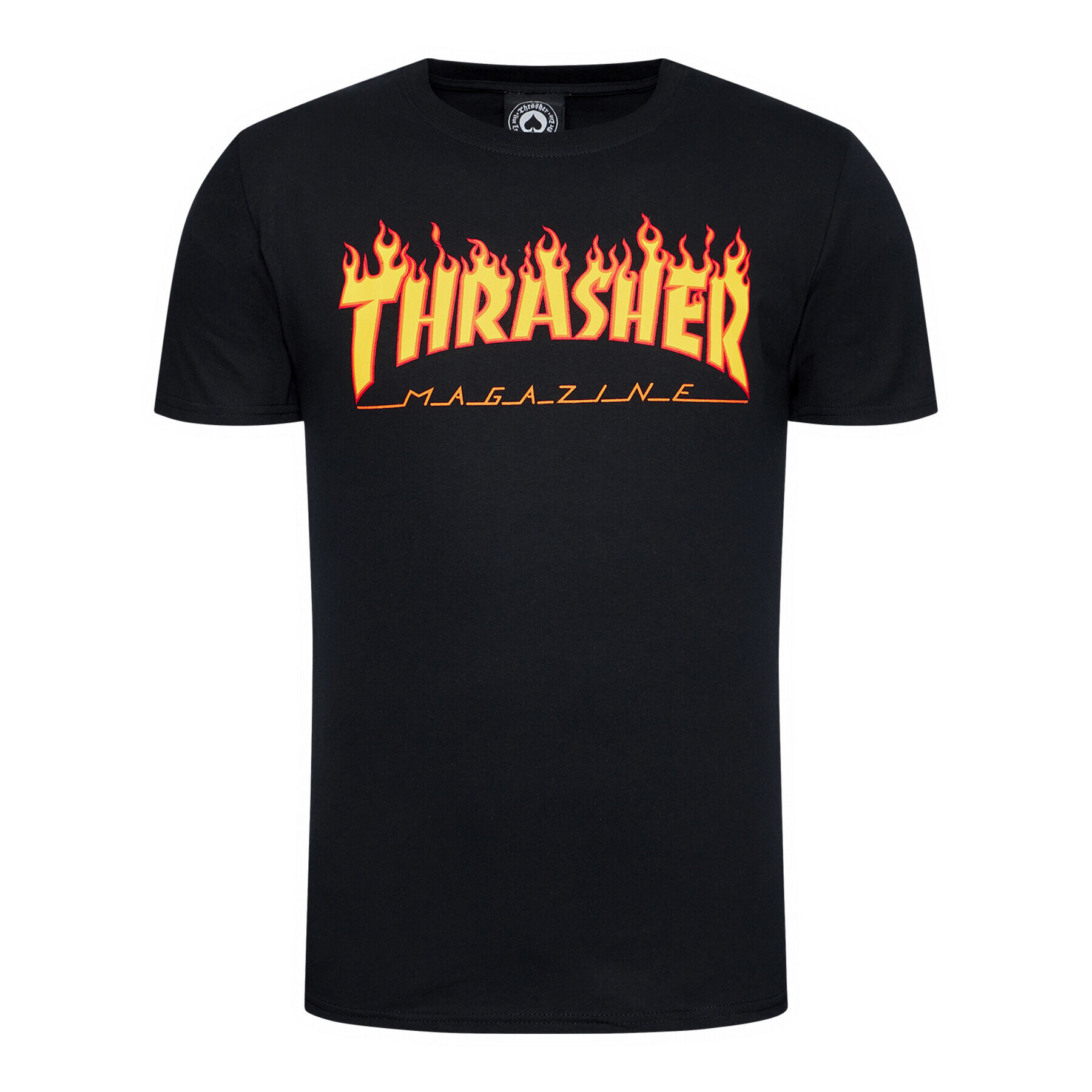Thrasher Тишърт Flame Черен Regular Fit - Pepit.bg