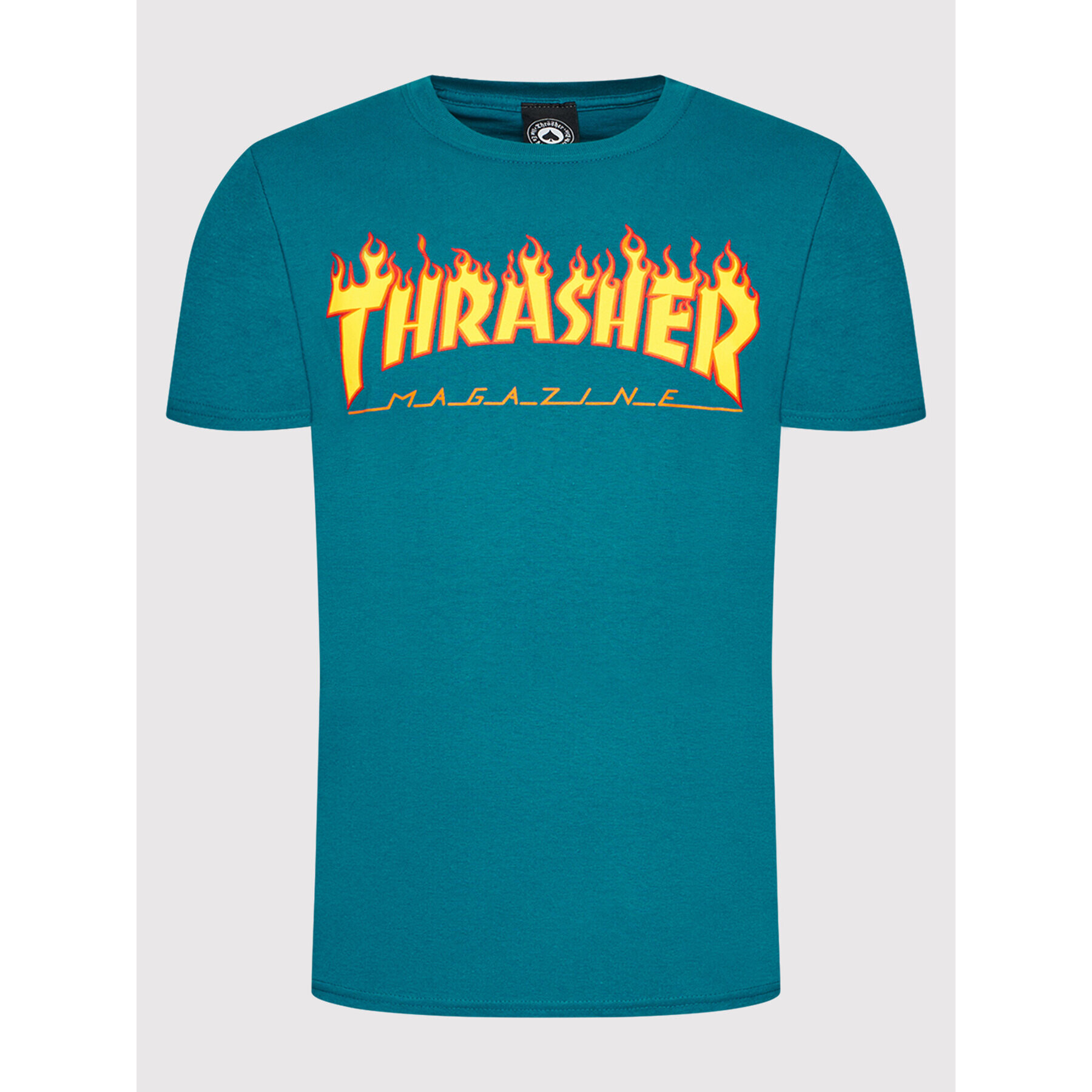 Thrasher Тишърт Flame Син Regular Fit - Pepit.bg