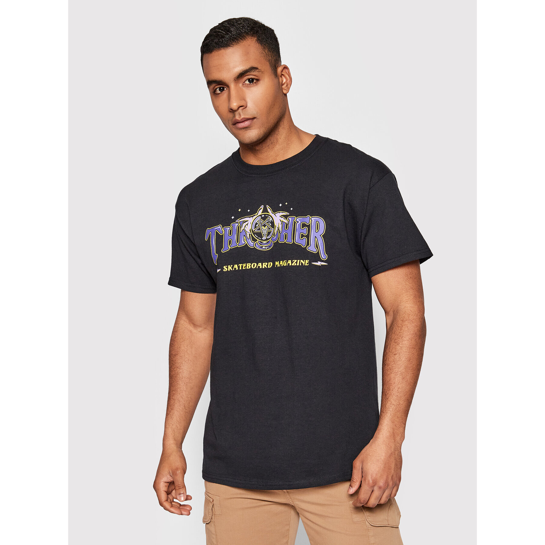 Thrasher Тишърт Fortune Logo Черен Regular Fit - Pepit.bg