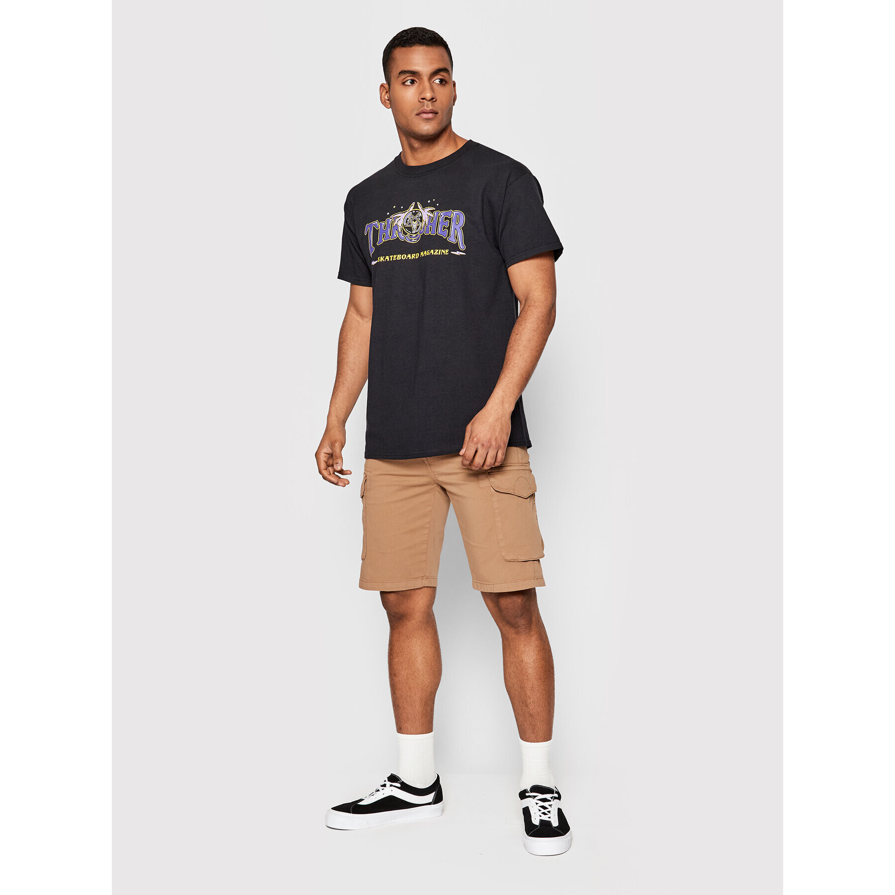 Thrasher Тишърт Fortune Logo Черен Regular Fit - Pepit.bg