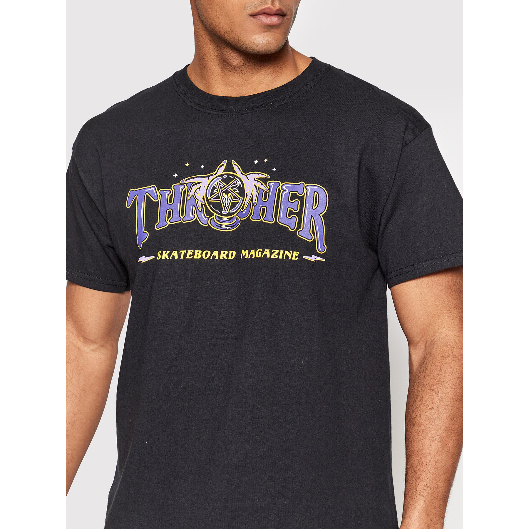 Thrasher Тишърт Fortune Logo Черен Regular Fit - Pepit.bg