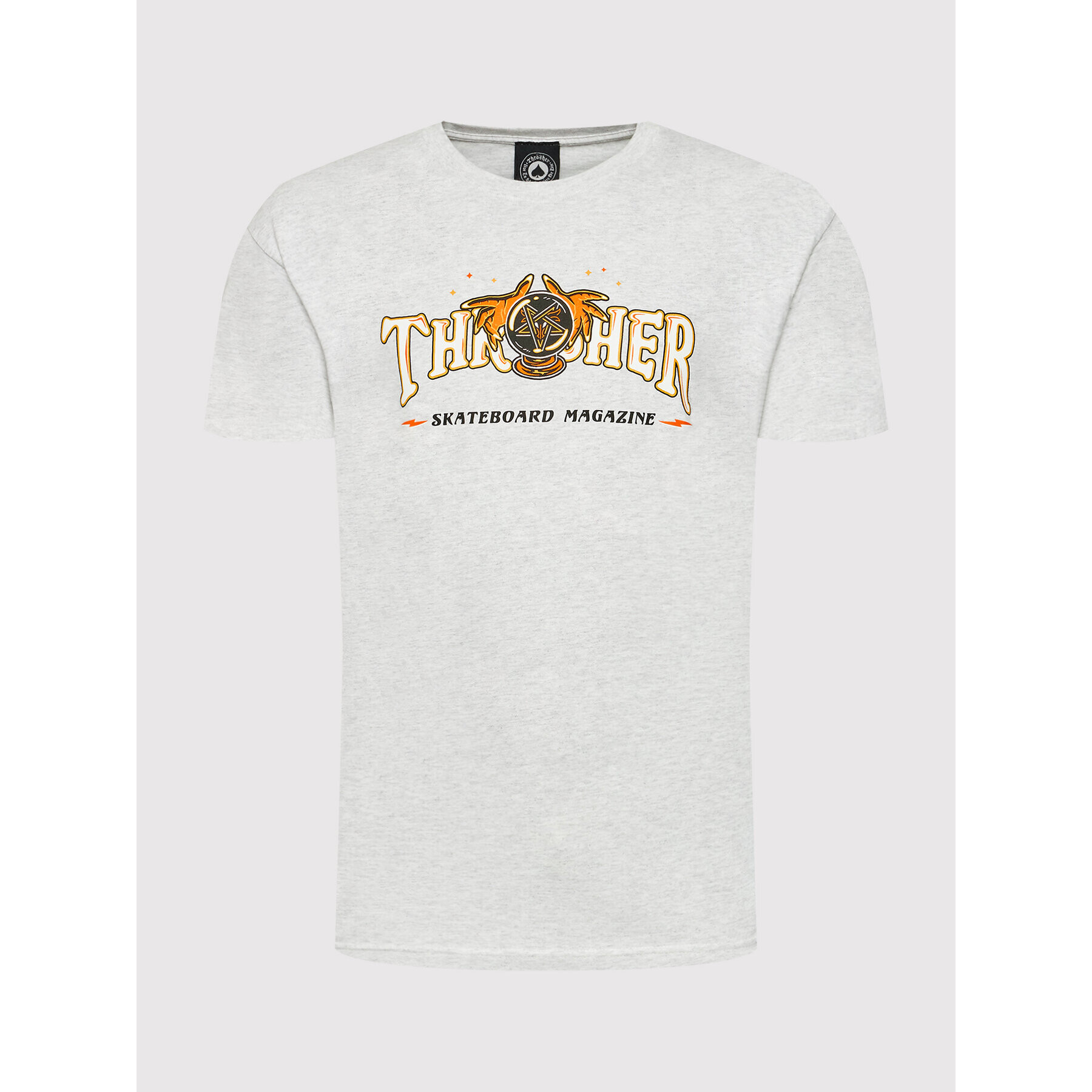 Thrasher Тишърт Fortune Logo Сив Regular Fit - Pepit.bg