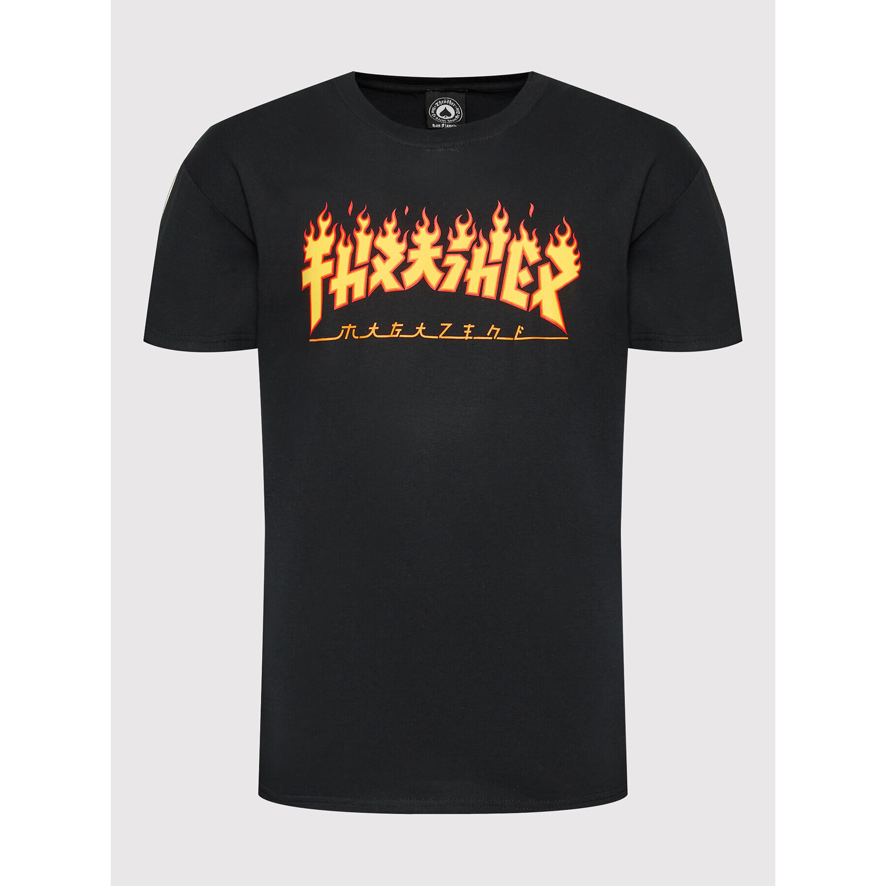 Thrasher Тишърт Godzilla Flame Черен Regular Fit - Pepit.bg