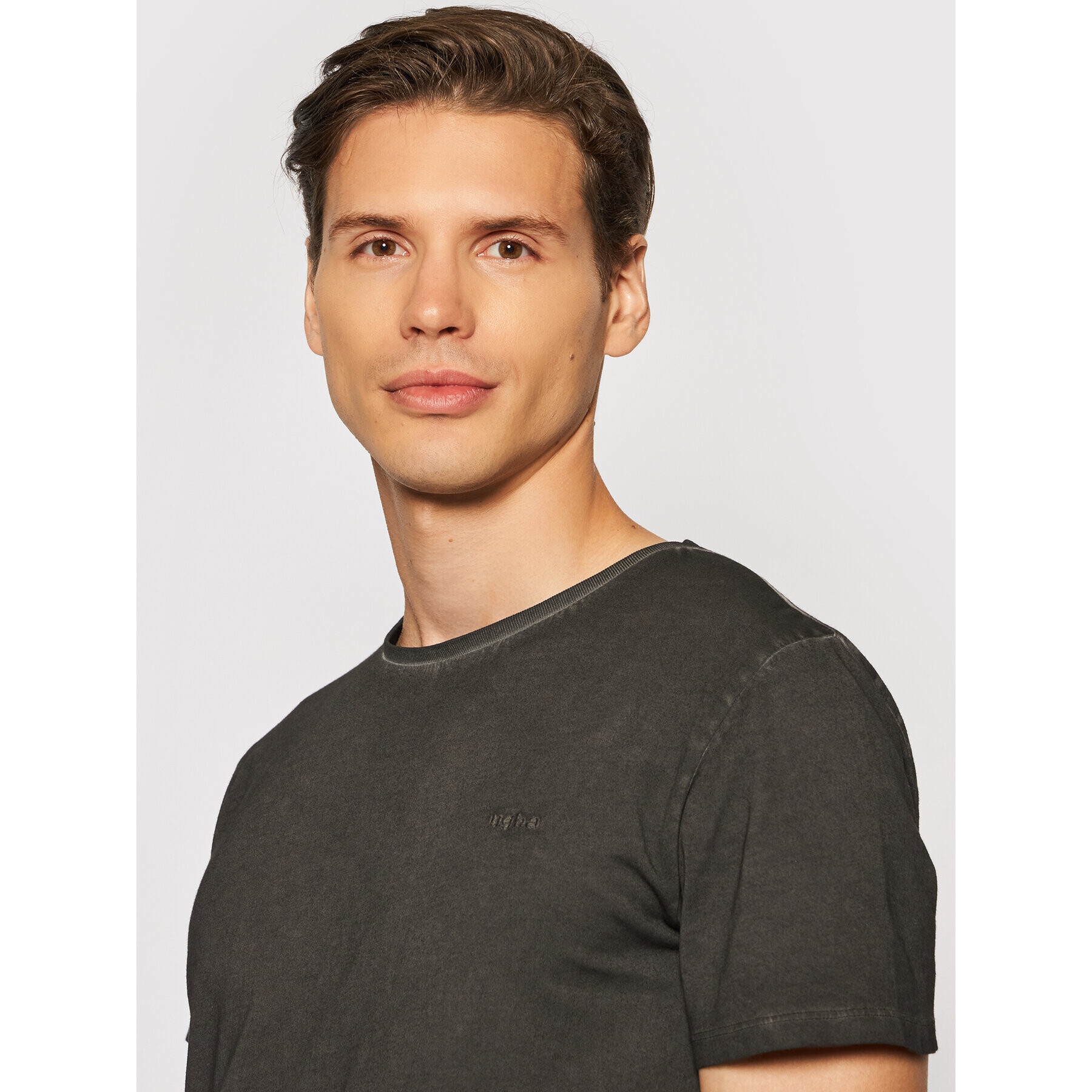 Tigha Тишърт Hein Vintage 106326 Сив Regular Fit - Pepit.bg
