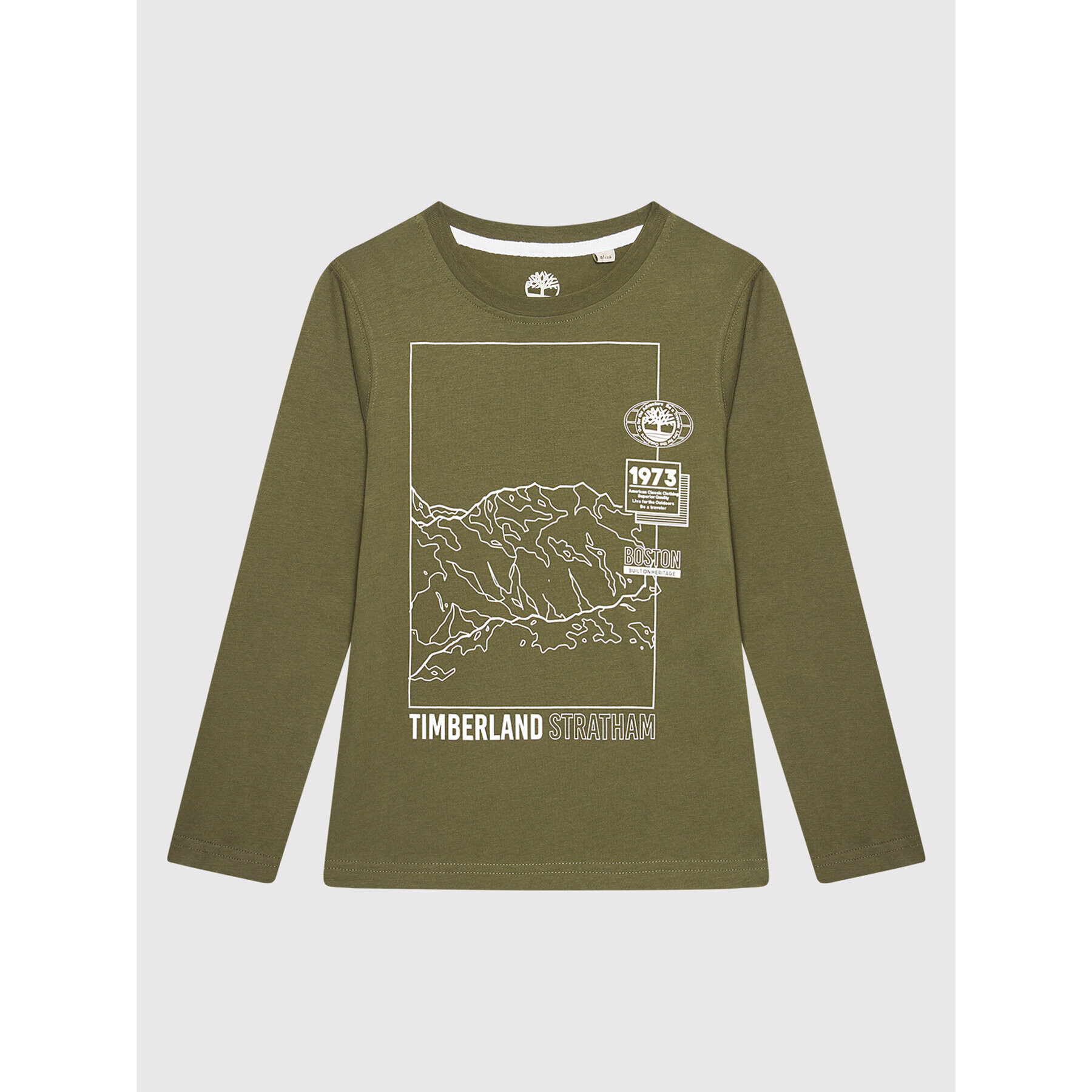 Timberland Блуза T25S44 M Зелен Regular Fit - Pepit.bg