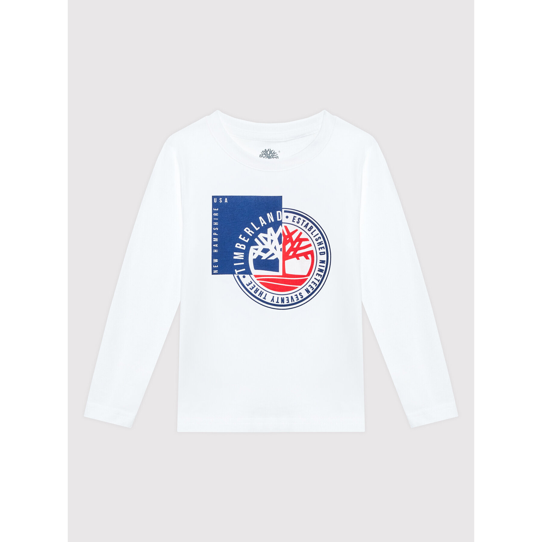 Timberland Блуза T25T32 M Бял Regular Fit - Pepit.bg