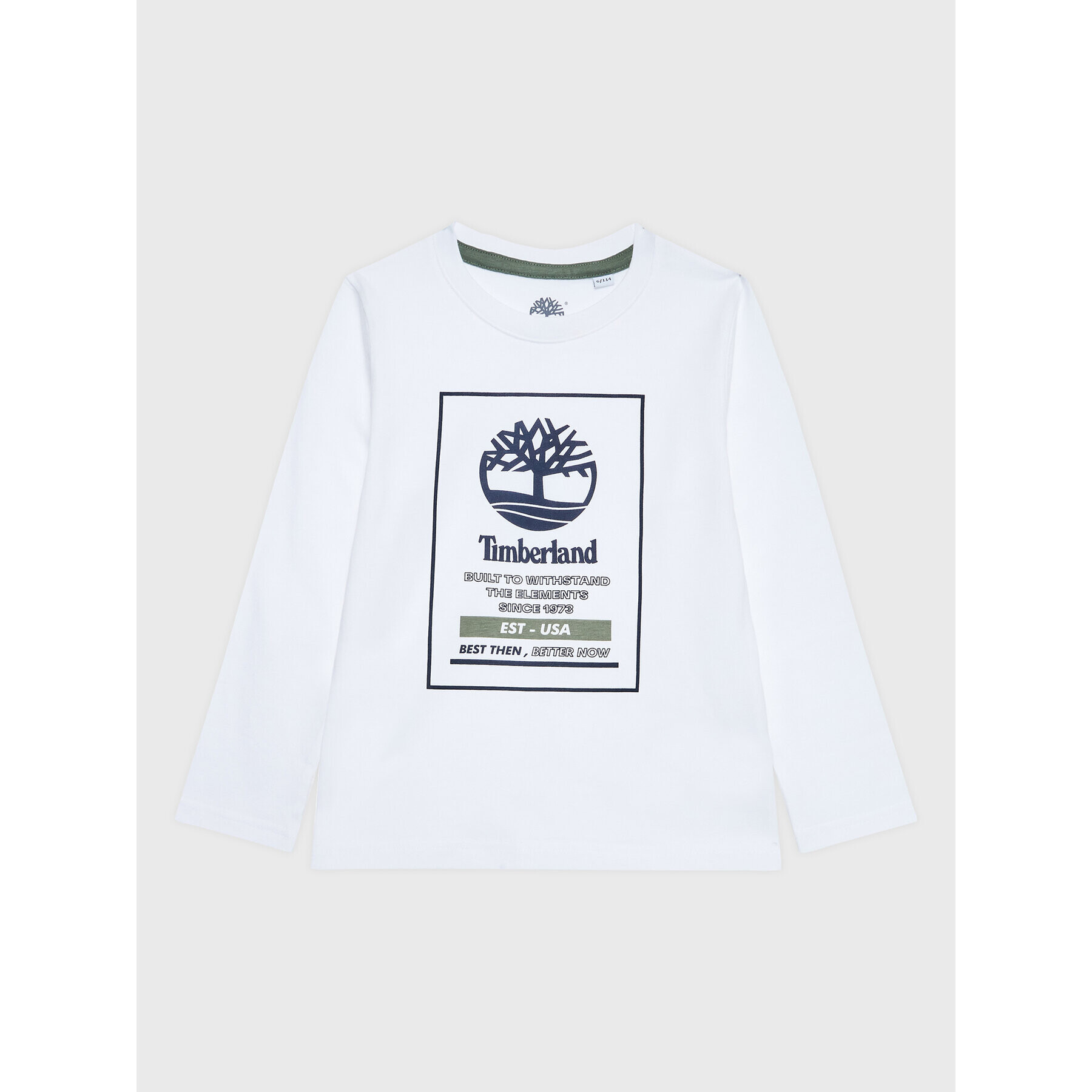 Timberland Блуза T25T75 D Бял Regular Fit - Pepit.bg