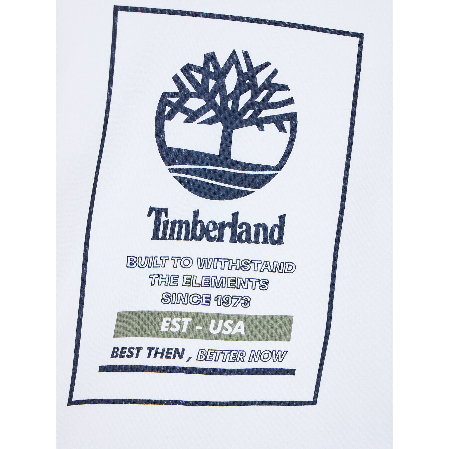 Timberland Блуза T25T75 S Бял Regular Fit - Pepit.bg