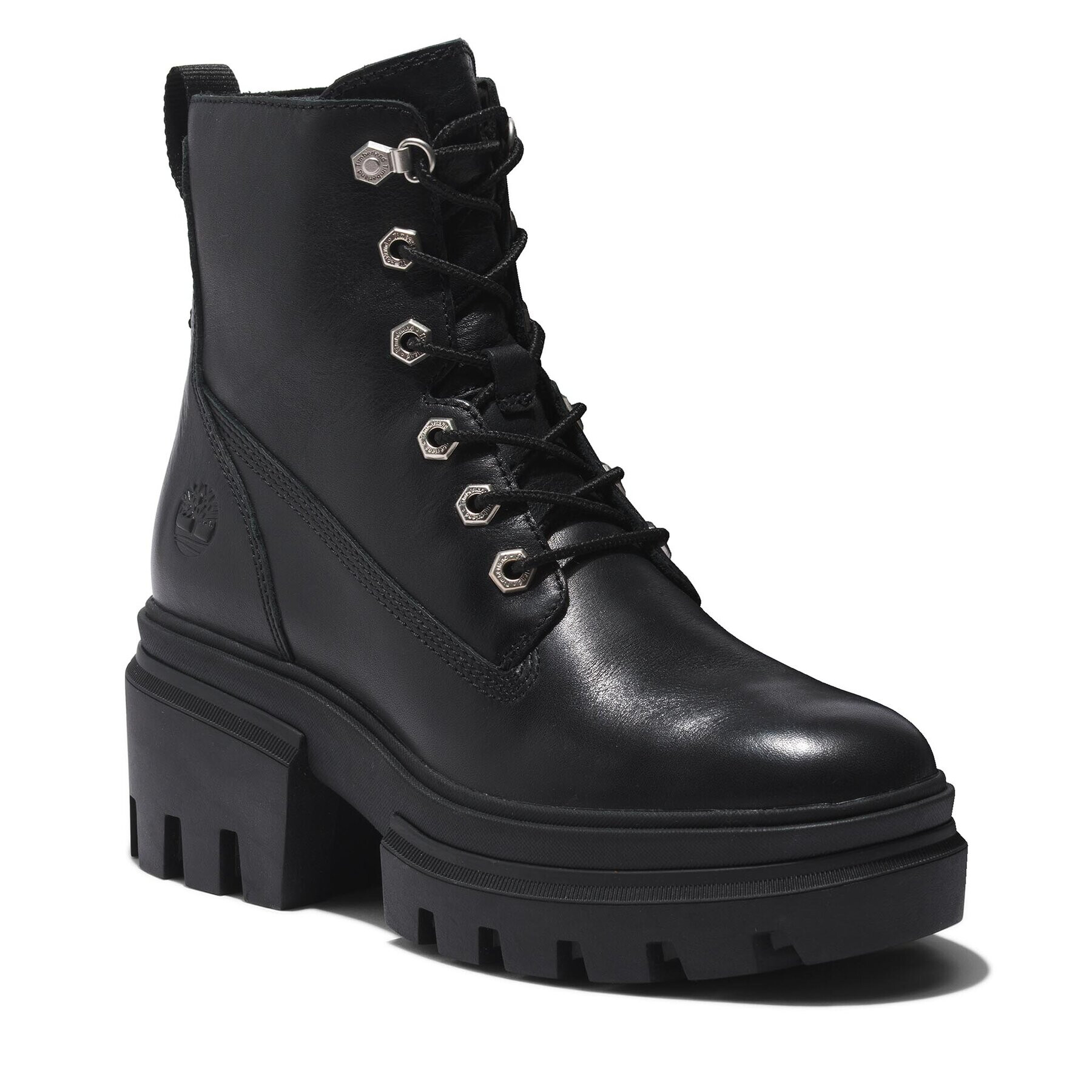 Timberland Боти Everleigh Boot 6In Laceup TB0A41S70151 Черен - Pepit.bg