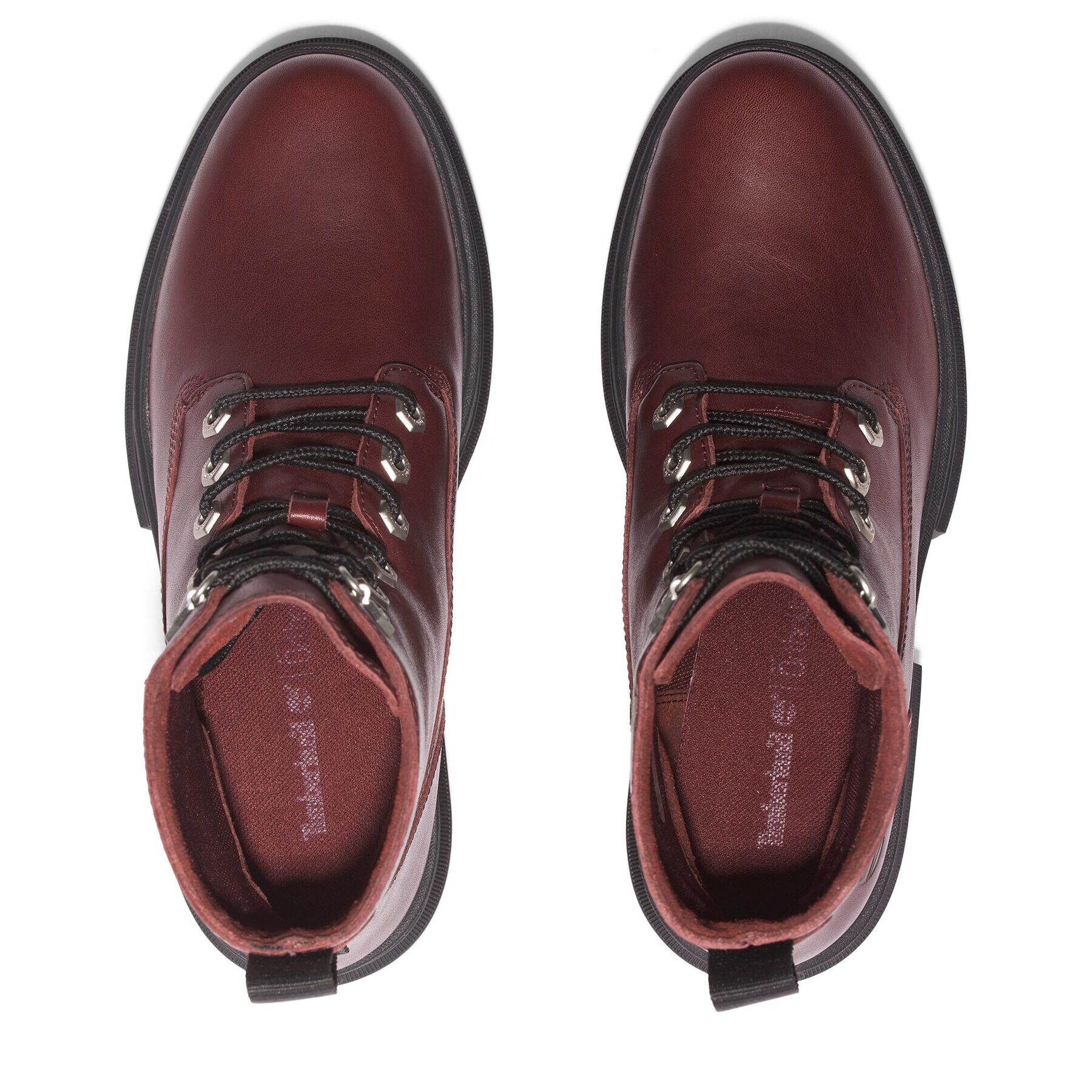 Timberland Боти Everleigh Boot 6In Laceup TB0A41U6C601 Бордо - Pepit.bg