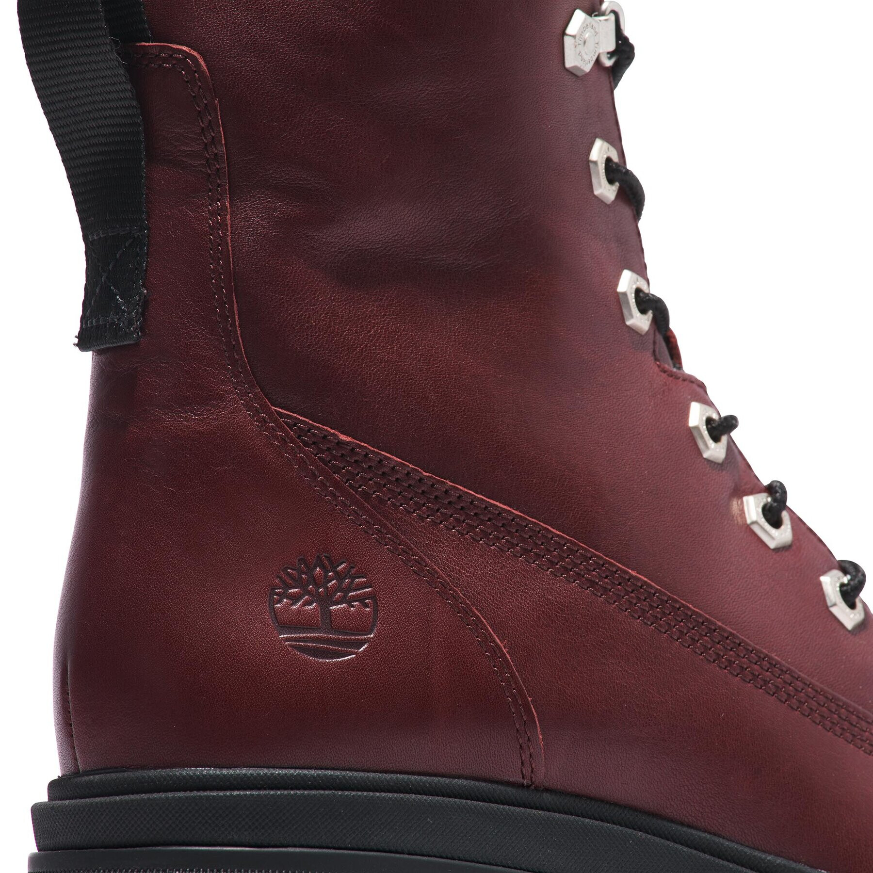 Timberland Боти Everleigh Boot 6In Laceup TB0A41U6C601 Бордо - Pepit.bg